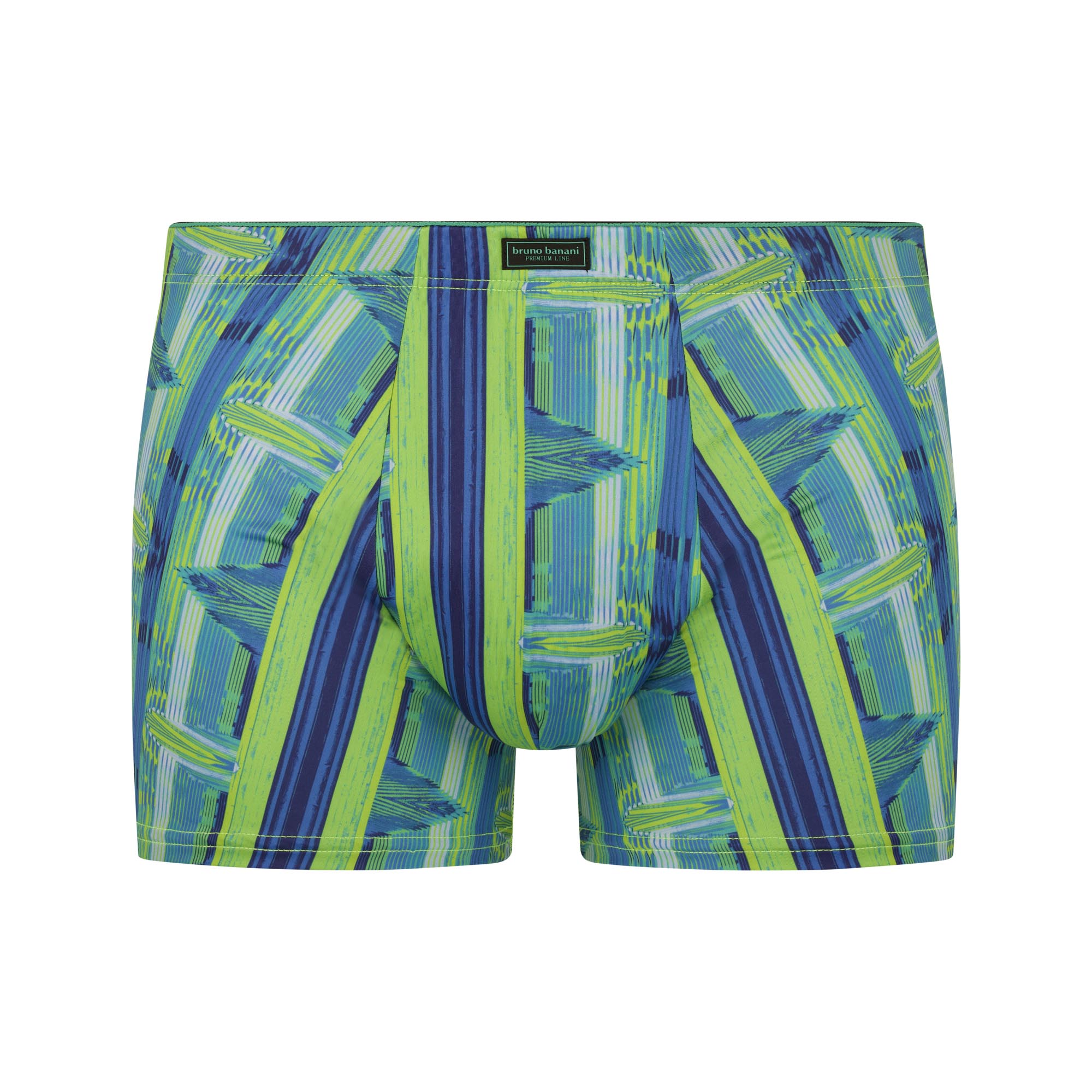 boxer, unterwäsche, muster, grün, blau