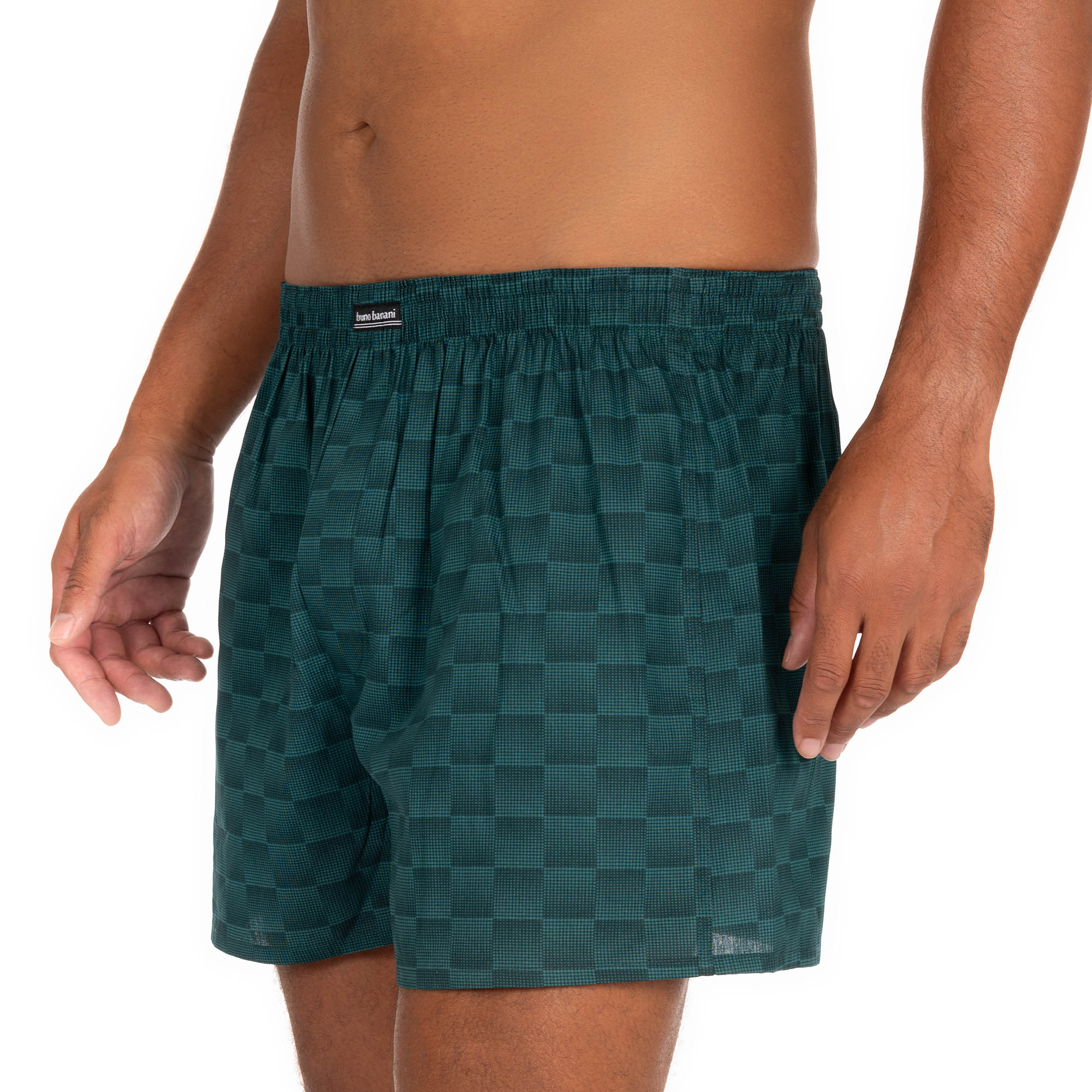 Boxershort Graphic Check Bund innen