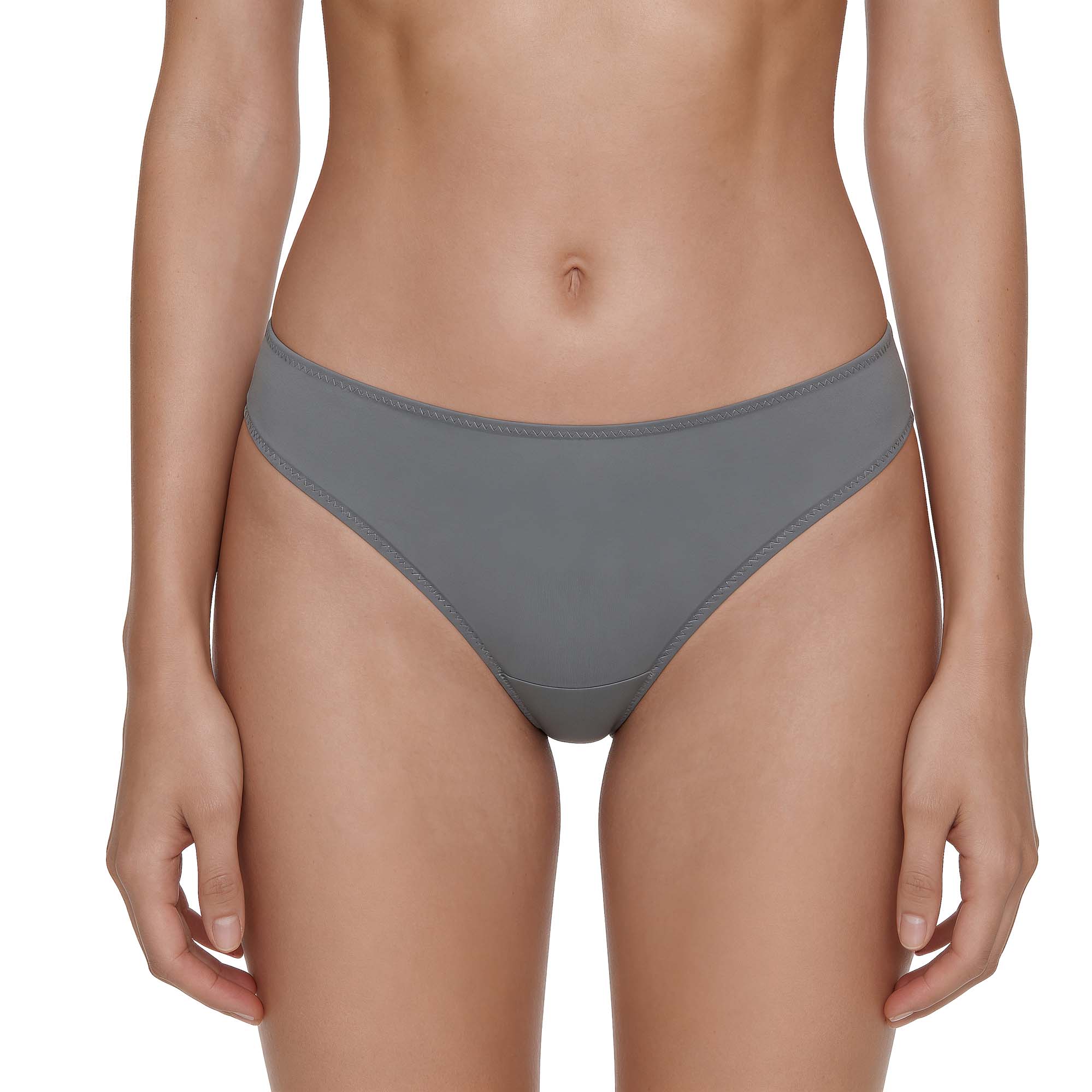 Höschen, Unterwäsche, Slips, Stoffhose, grau