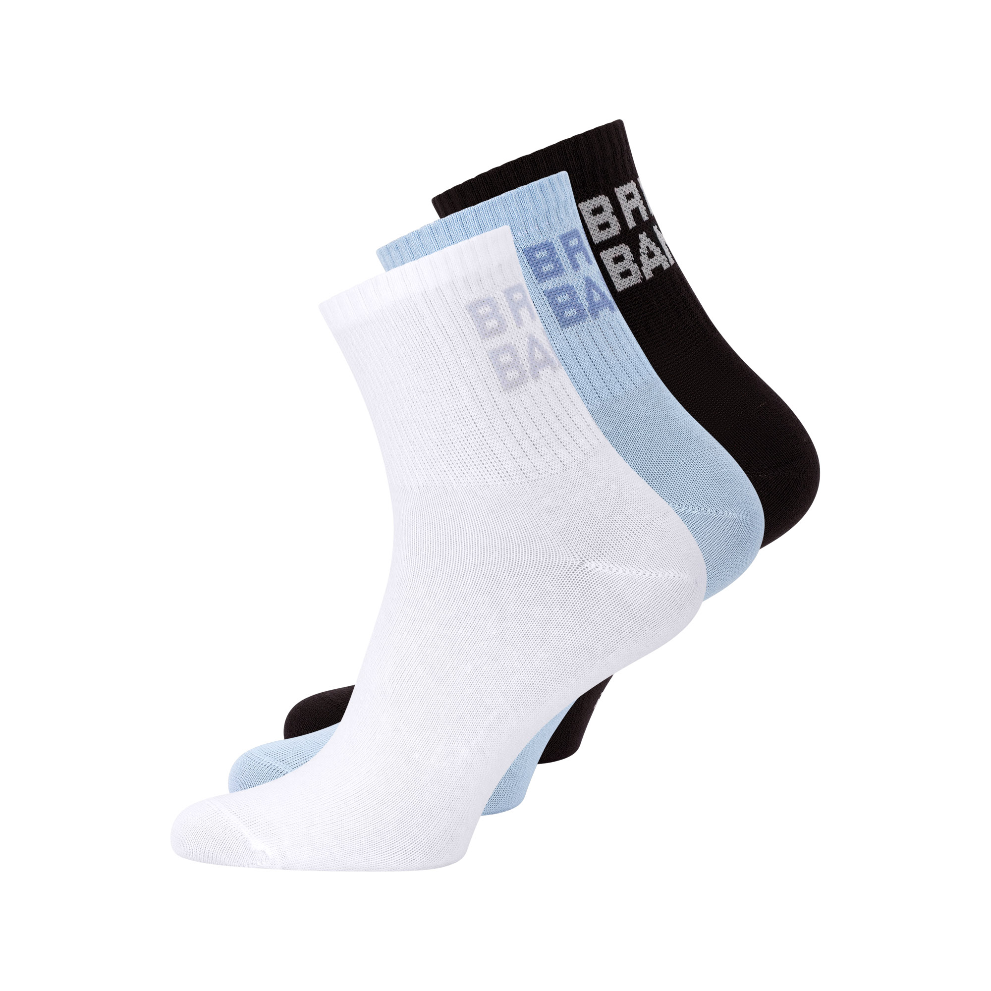 Socken, Crew-Socken, Weiße Paar, Farbblock, Gestrickt