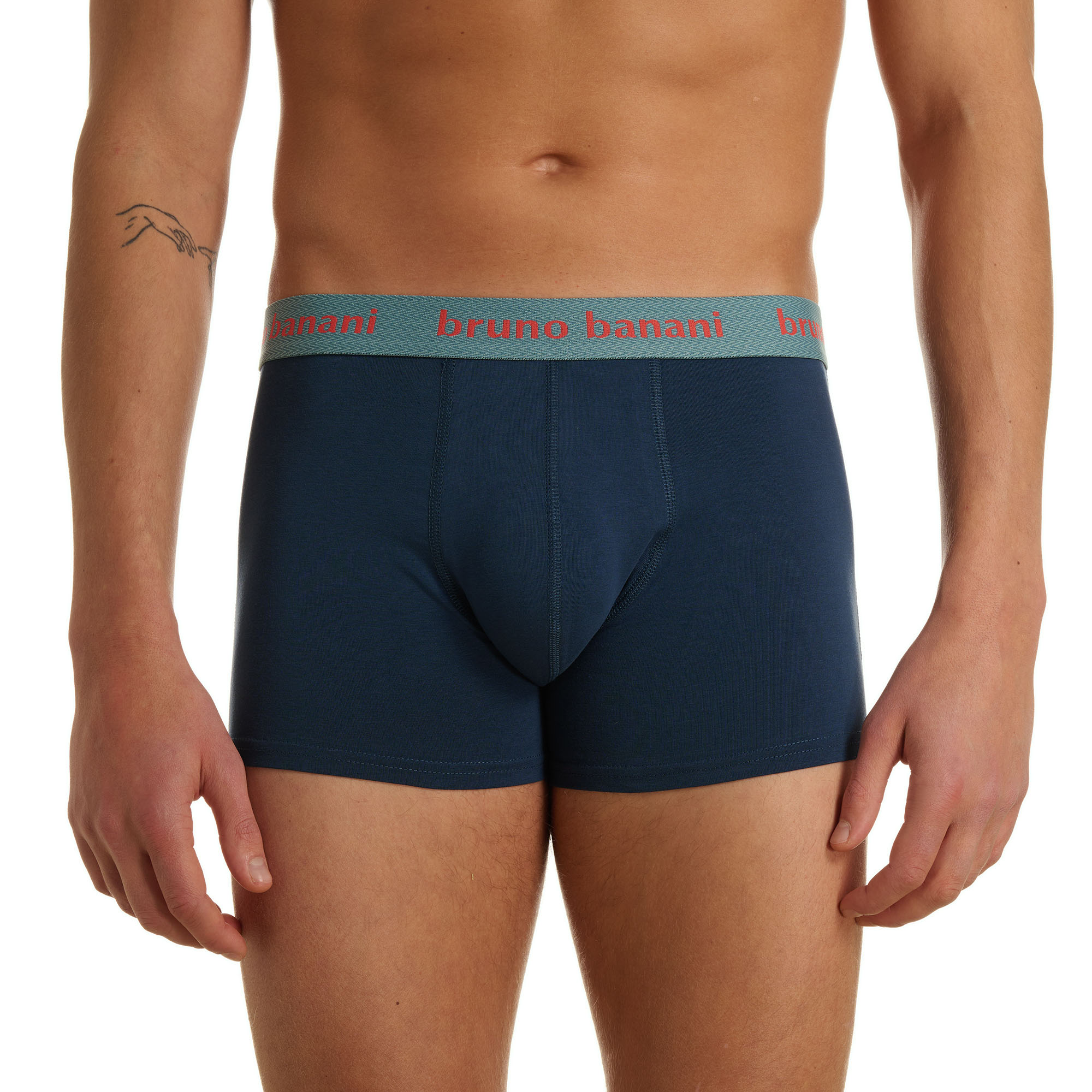 Boxer, Boxer-Shorts, Marineblau, Elastischer Bund, bruno banani