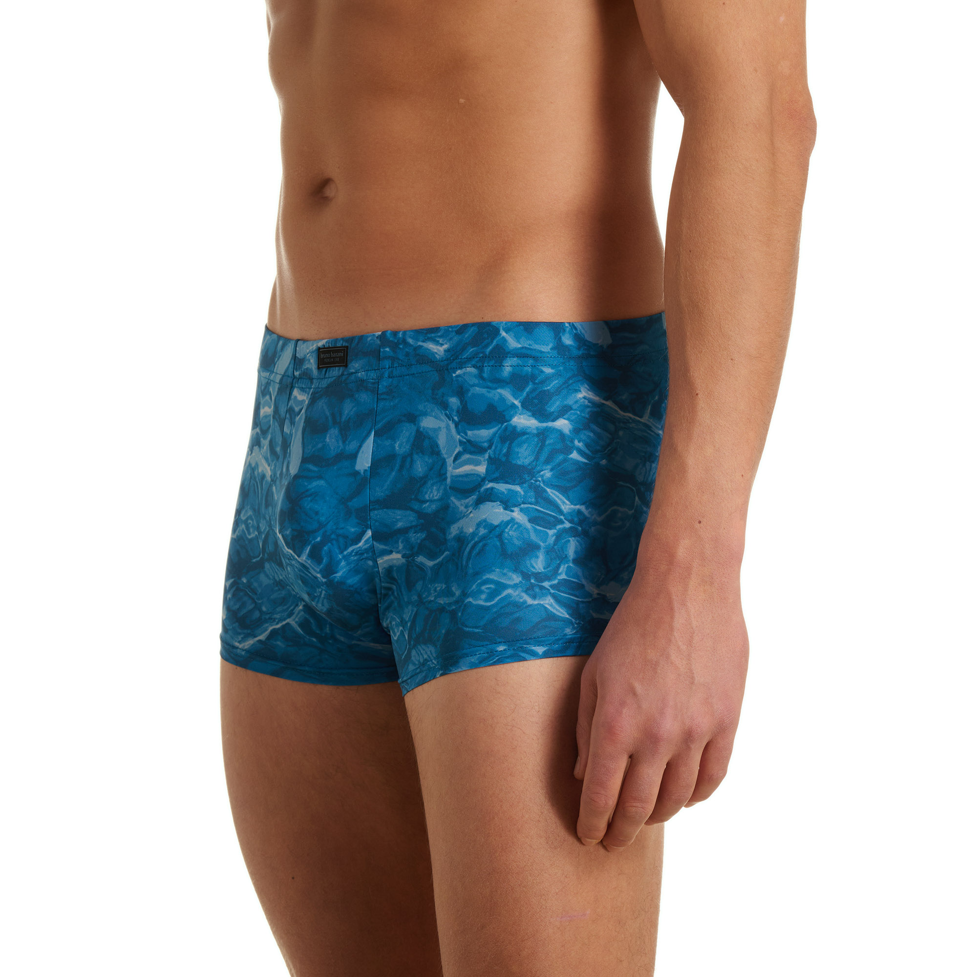 Boxer, Swim, Schwimmhose, Muster, Blau