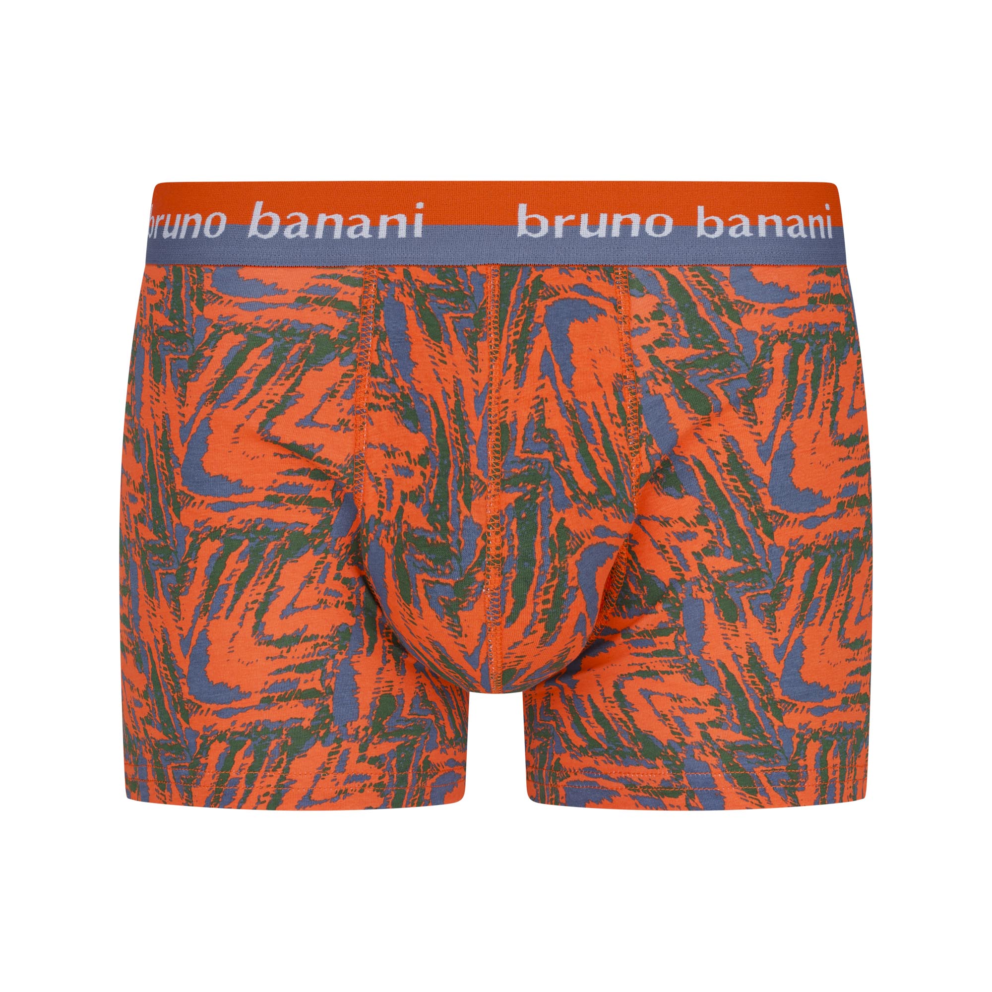 orange/grün/blau print