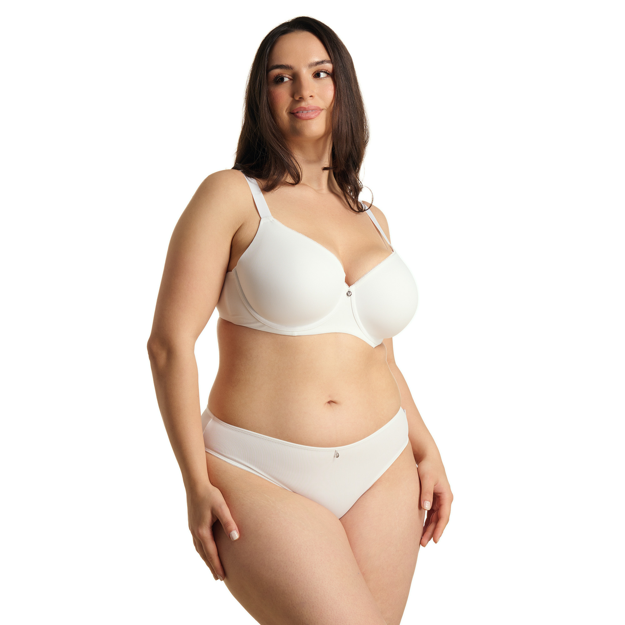 BH, Weiß, Unterwäsche, Lingerie, Plusgröße