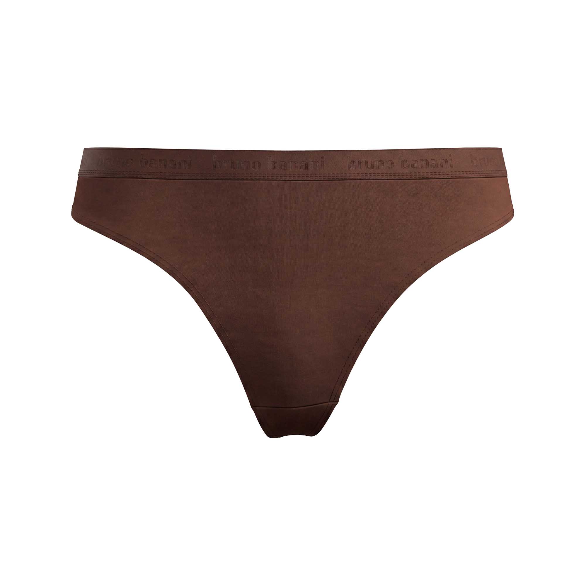 Bikini, Briefs, Braun, Mittlerer Bund, Elastischer Bund