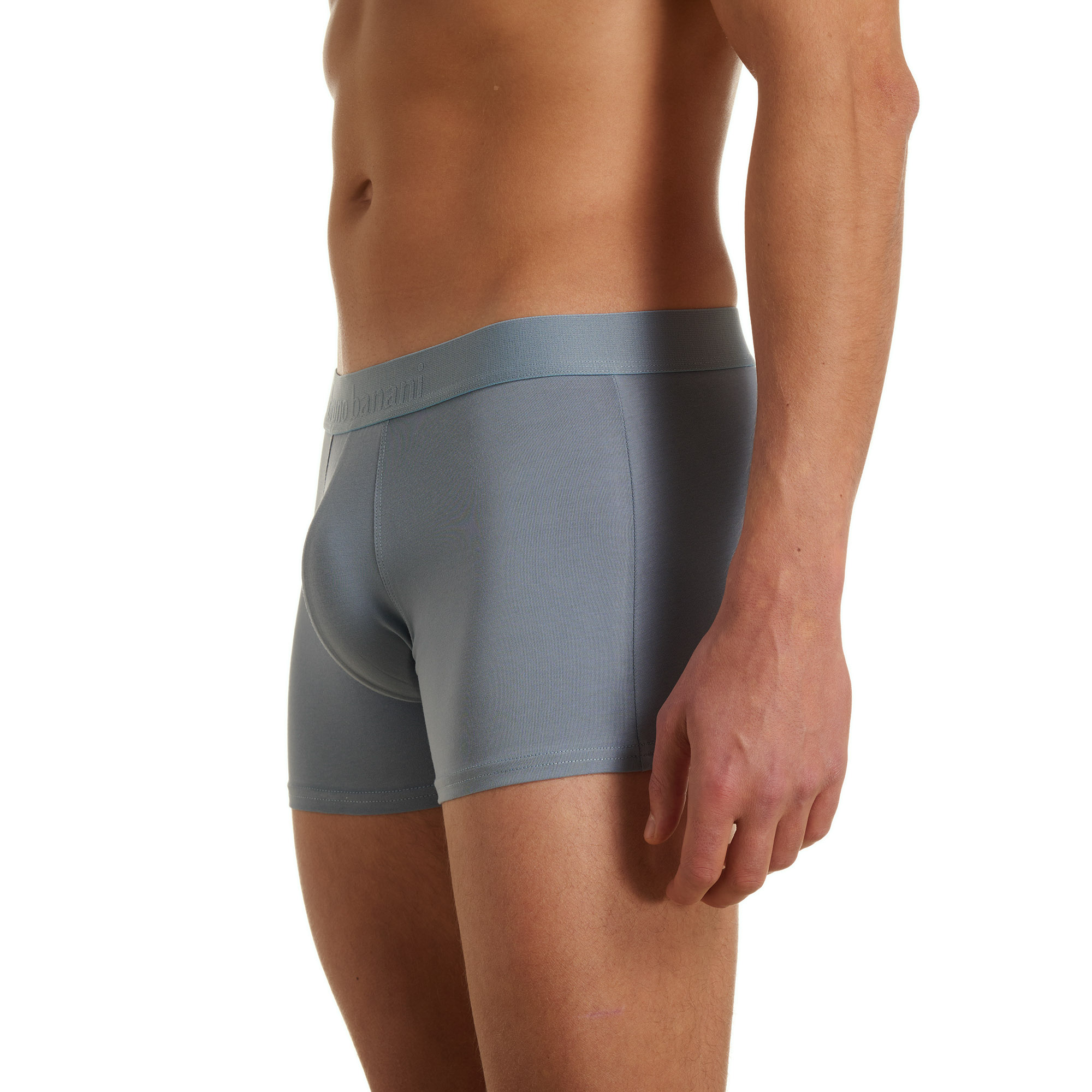 Boxershorts, Herrenunterwäsche, Shorts, Dehnbare Stoffe, Uni blau