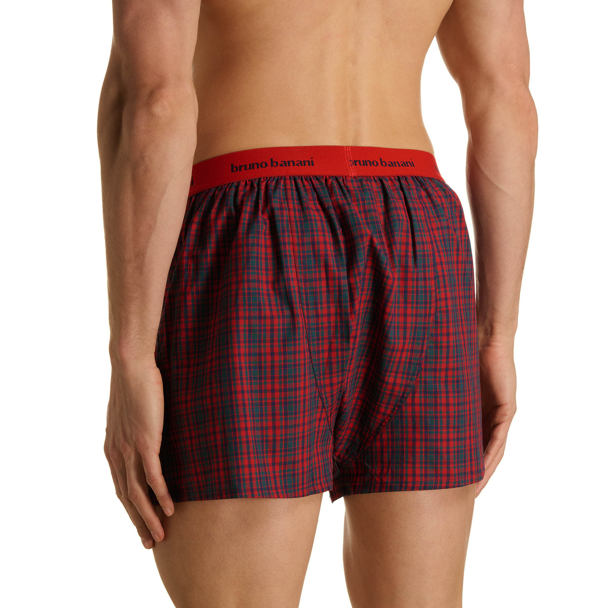 Boxer, Karomuster, Rot, Shorts, Unterwäsche