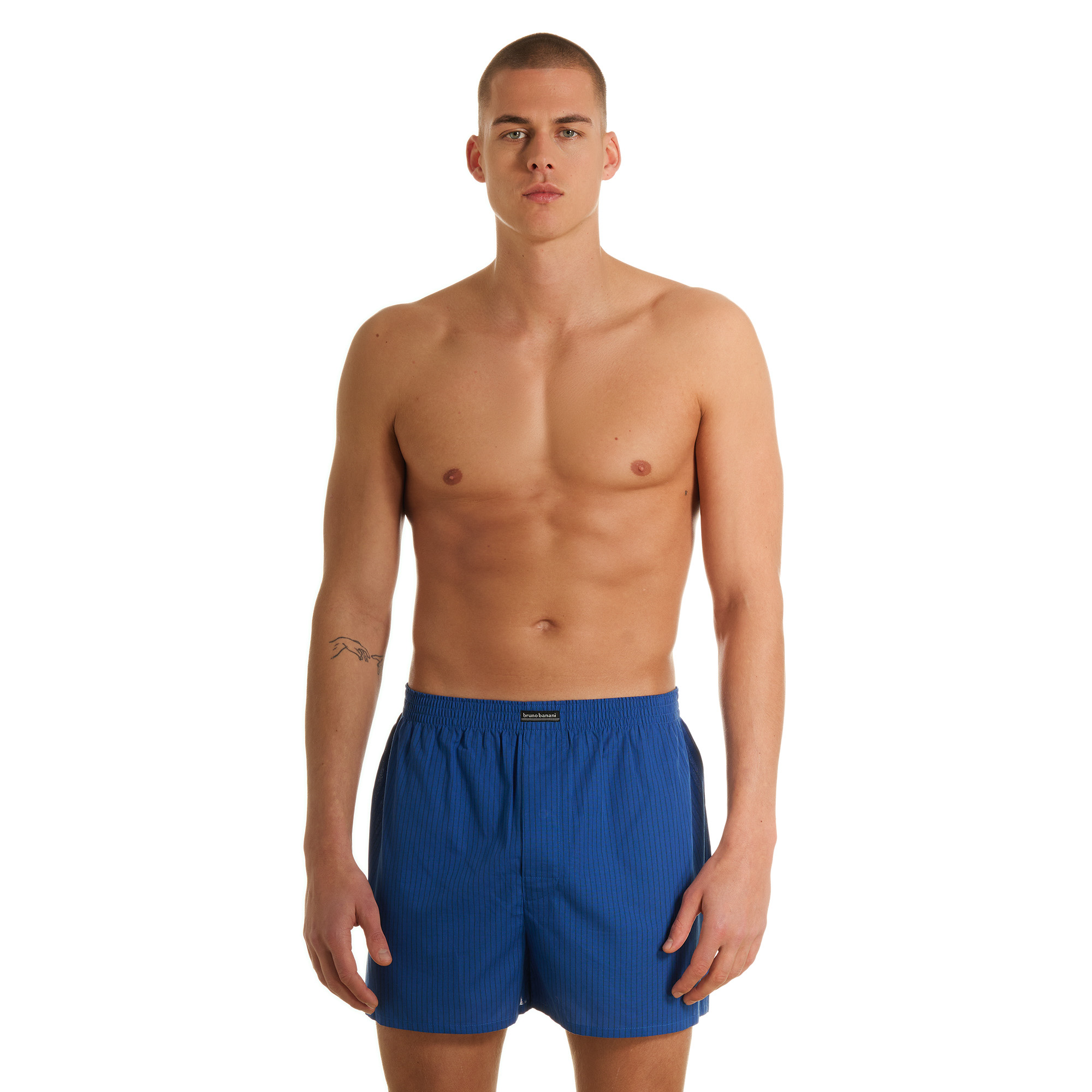 shorts, Schwimmshorts, blau, elastischer Bund, Seitliche Streifen
