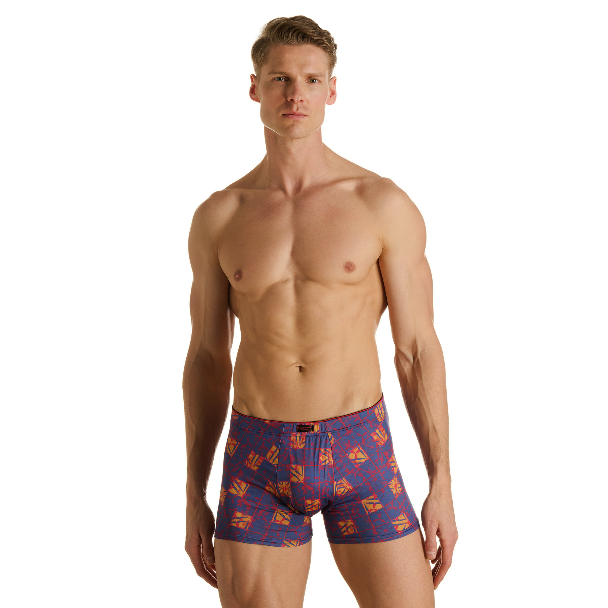 Männlicher Model, Unterwäsche, Boxer, Shorts, Mustermaterial