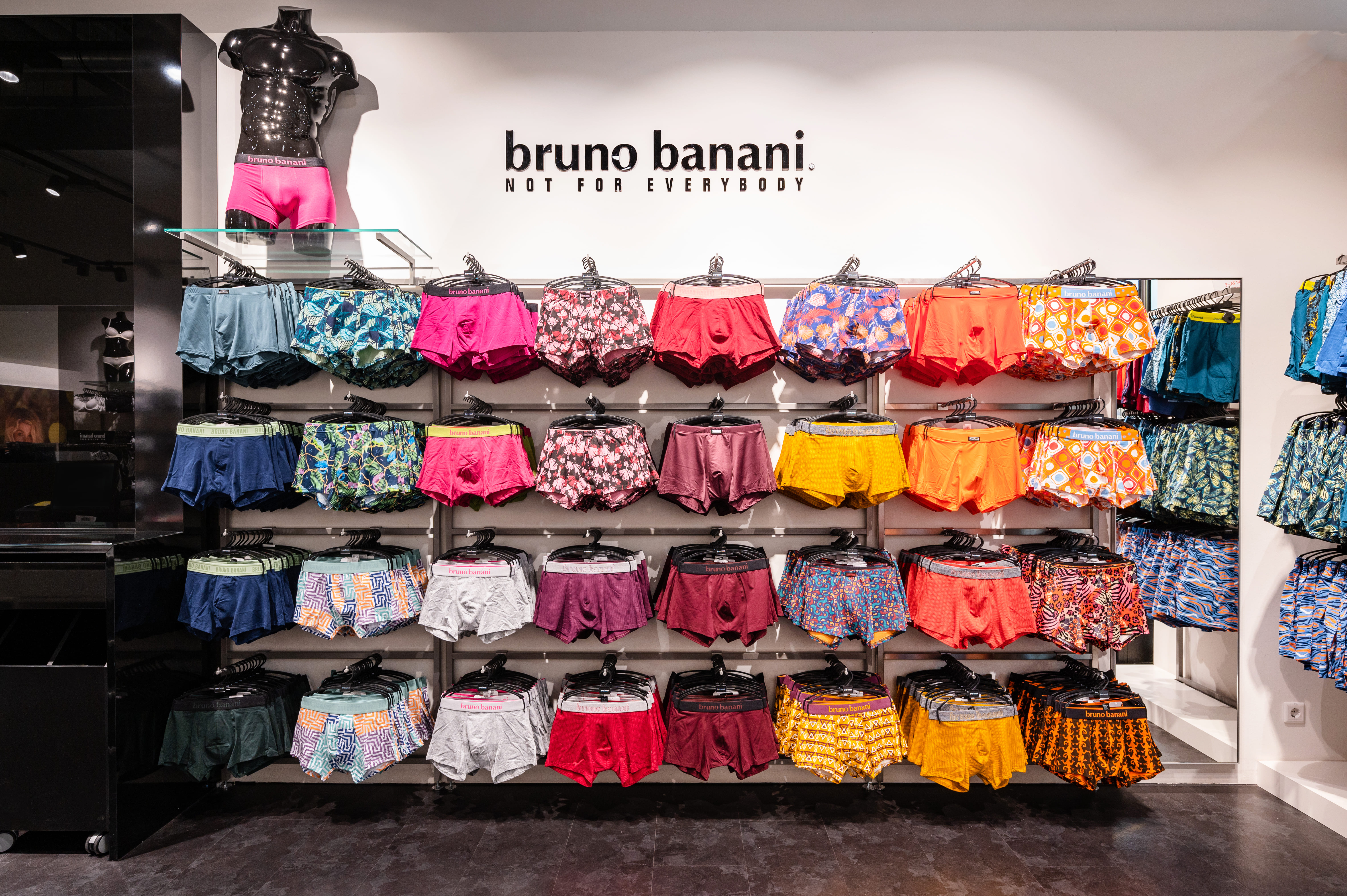 Underwear, Swim trunks, Shorts, Patterned, Bright colors