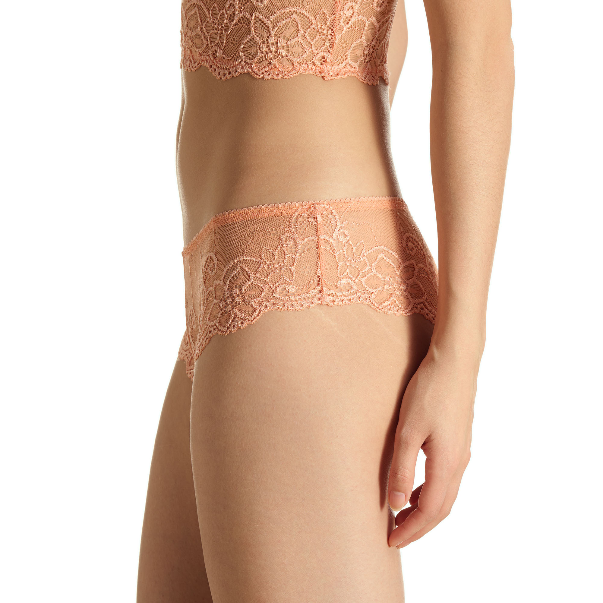 Spitze, Unterwäsche, Shorts, Pfirsich, Beinbekleidung