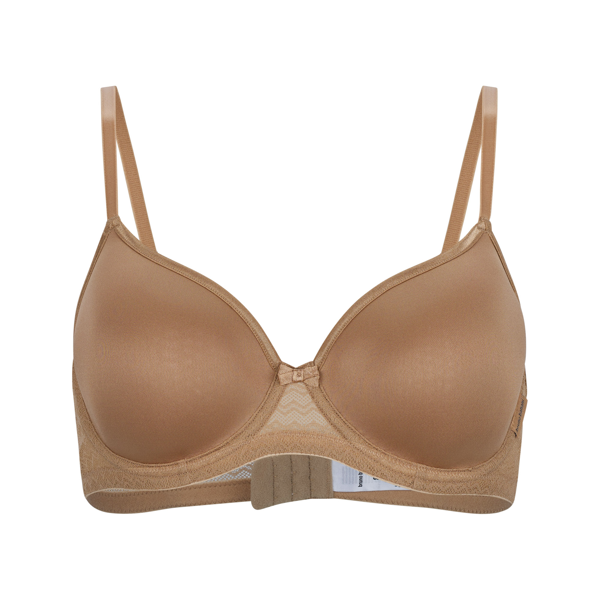 BH, Damen, Beige, Glatter Stoff, Stützbandage