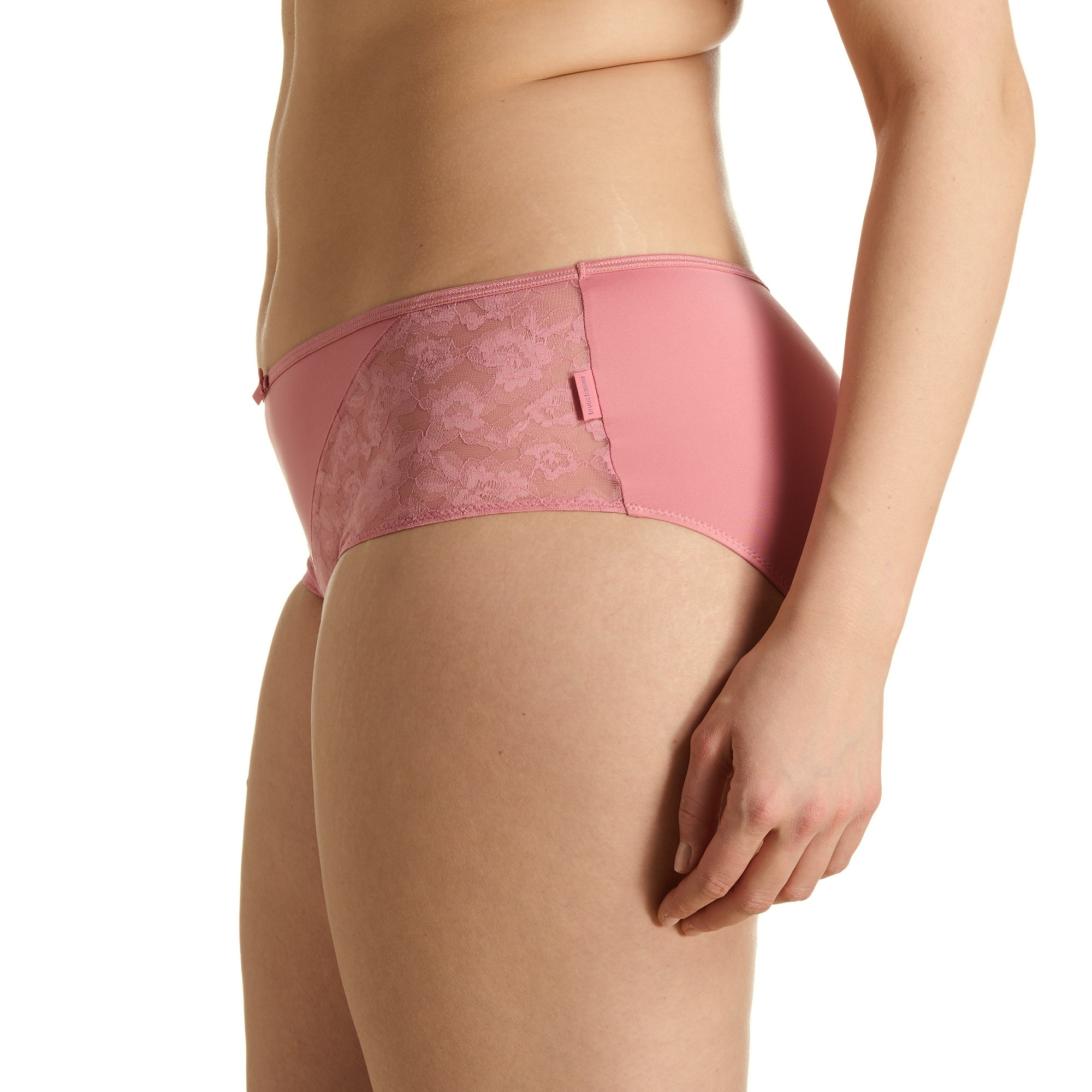 Unterwäsche, Rosa Shorts, Spitze Detail, Slip mit Lace, Damenunterwäsche