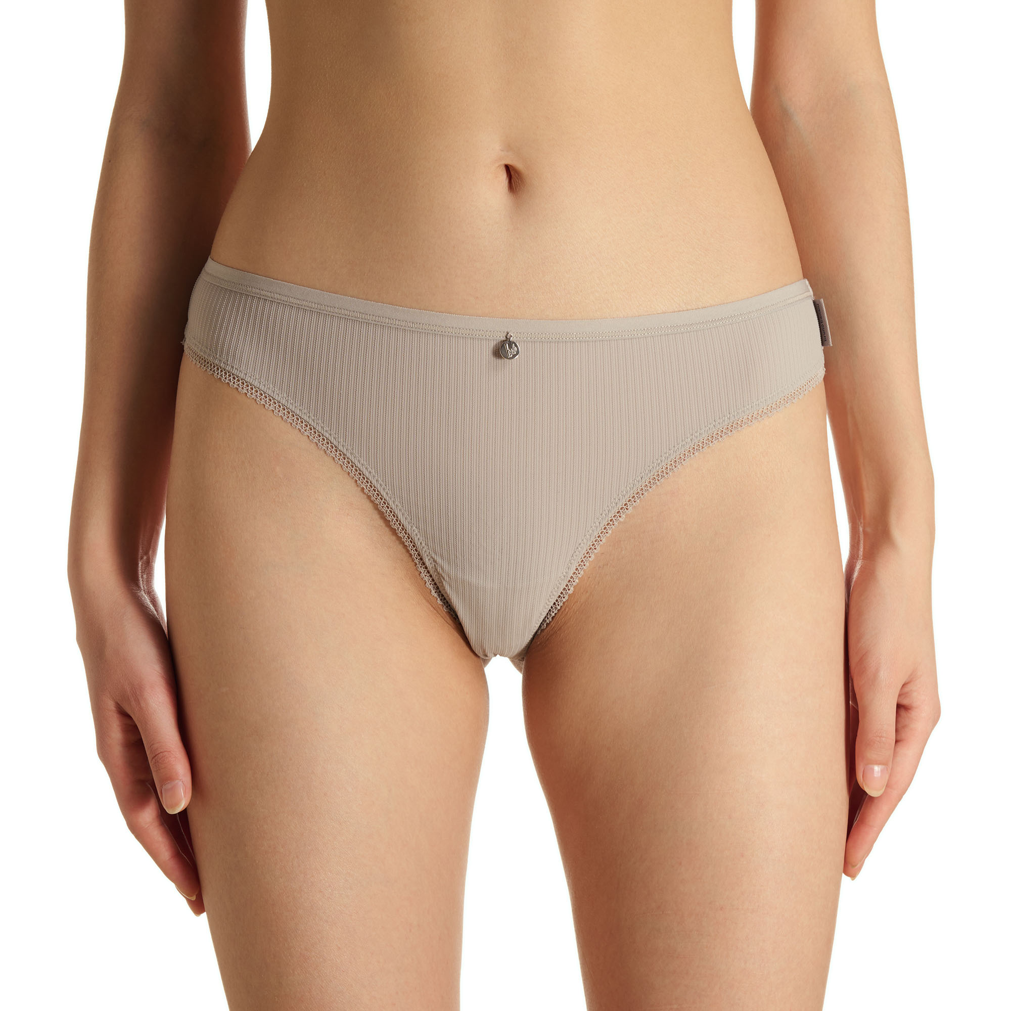 hipster, beige, ribbed, Spitze, Höschen