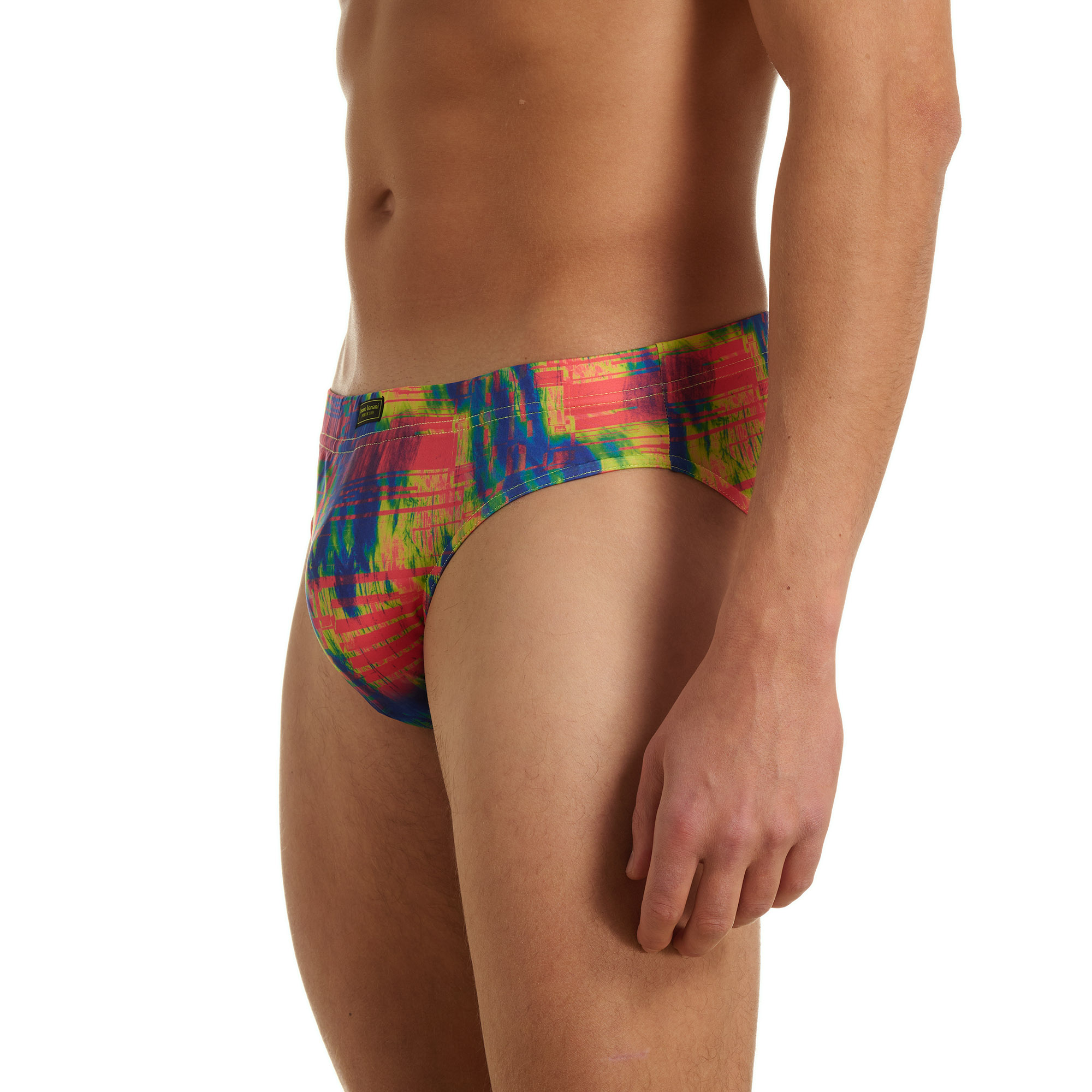 Badehose, Brief, Multicolor, Schwimmhose, Pattern