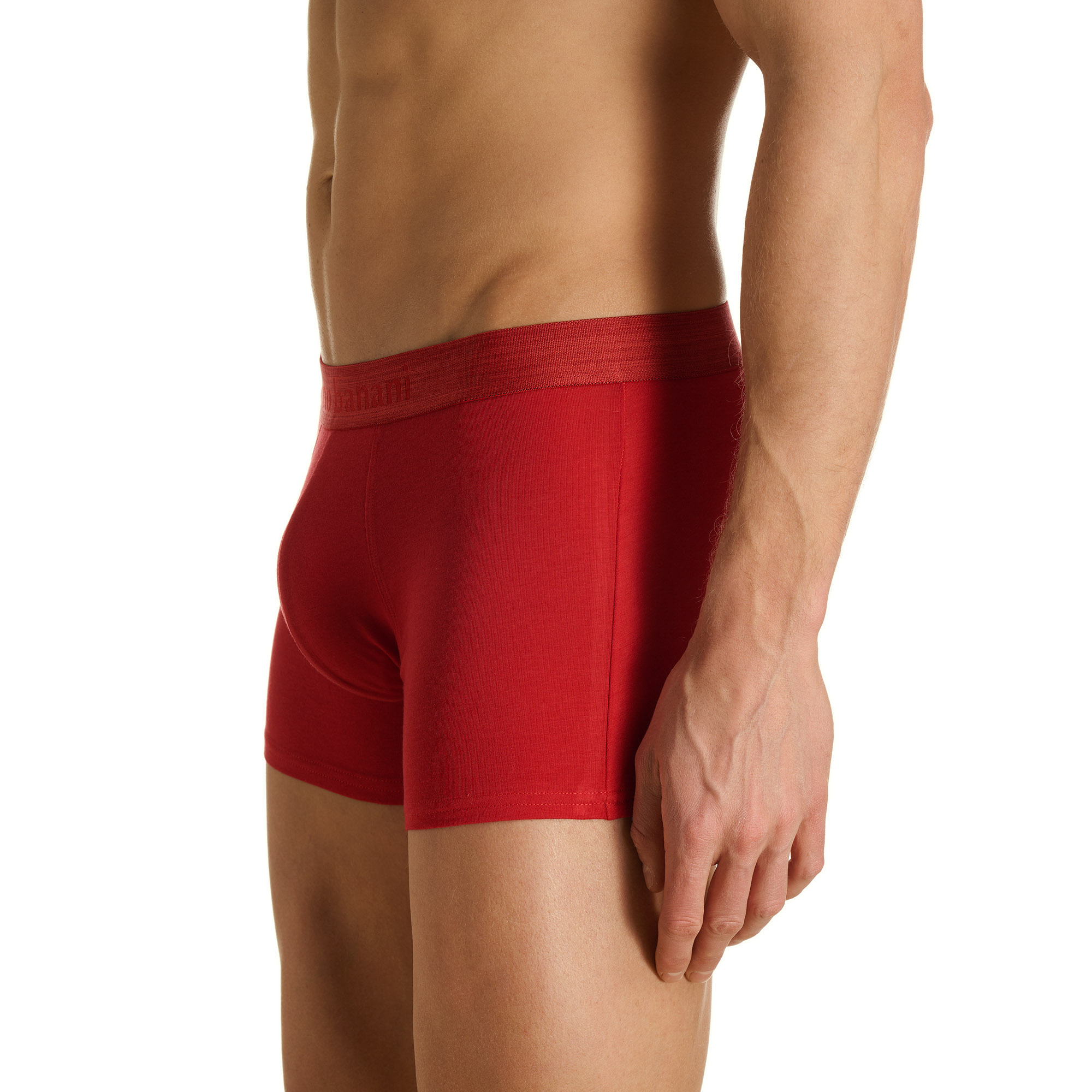 Boxer, Boxer-Shorts, Rot, elastischer Bund, Dehnbare Gewebe