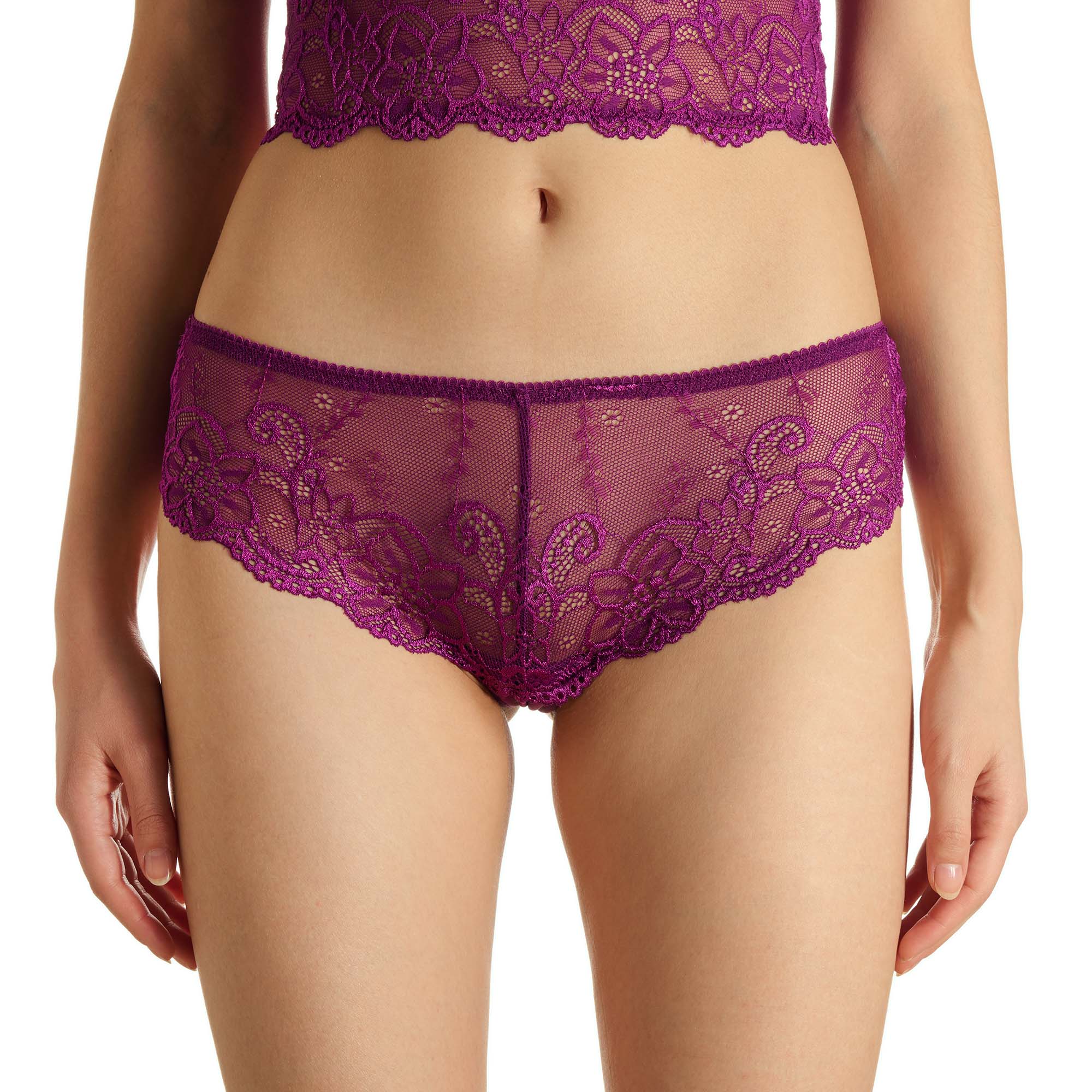 Unterwäsche, Spitze, Unterhosen, Lila, Mittlere Taille