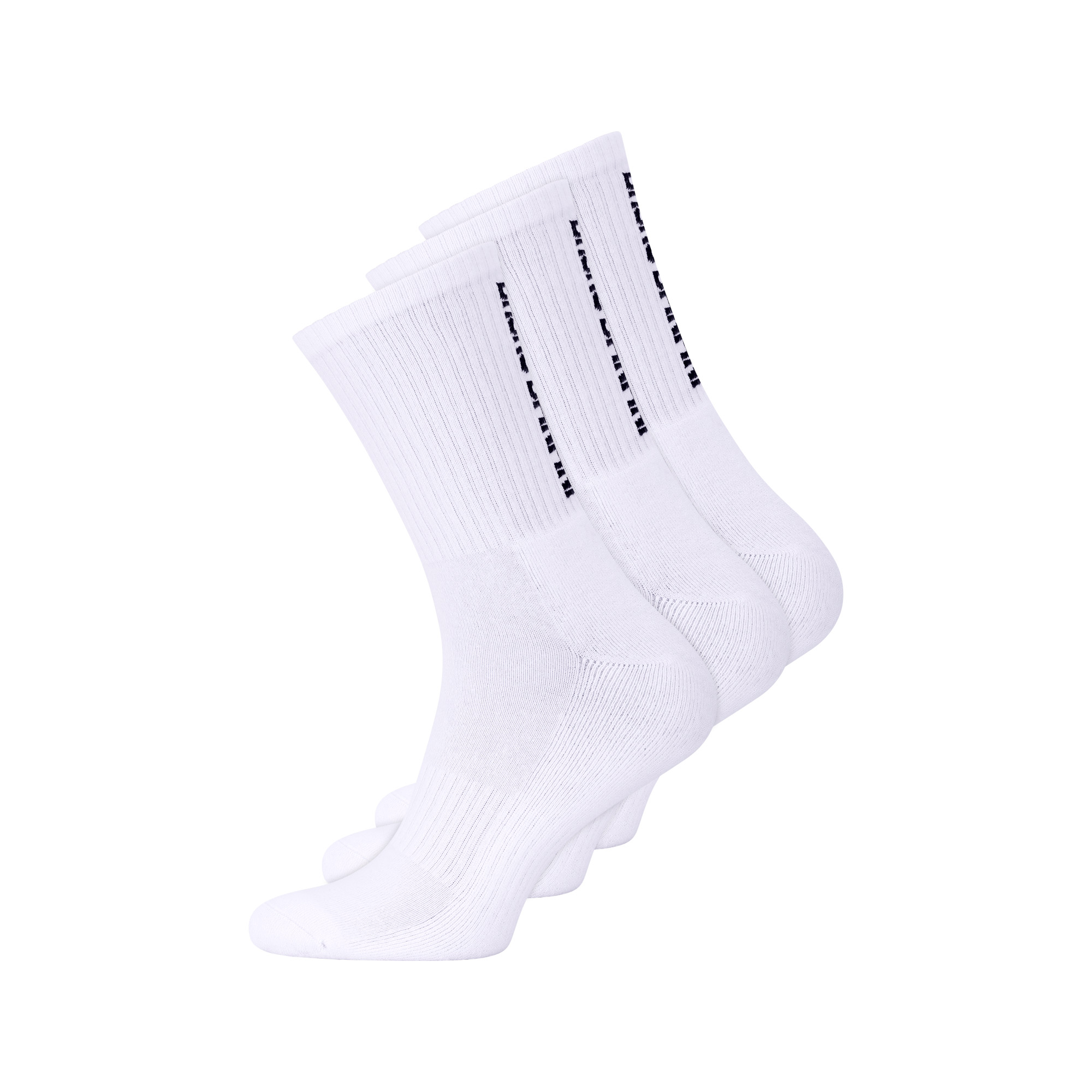 Socken, Sportsocken, Knit, Weiß, Knöchellänge