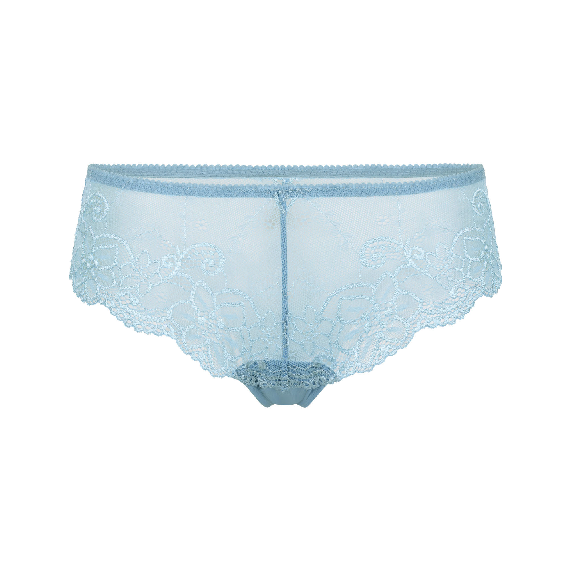 Unterwäsche, Hüftslip, Spitze, Damen, Blau
