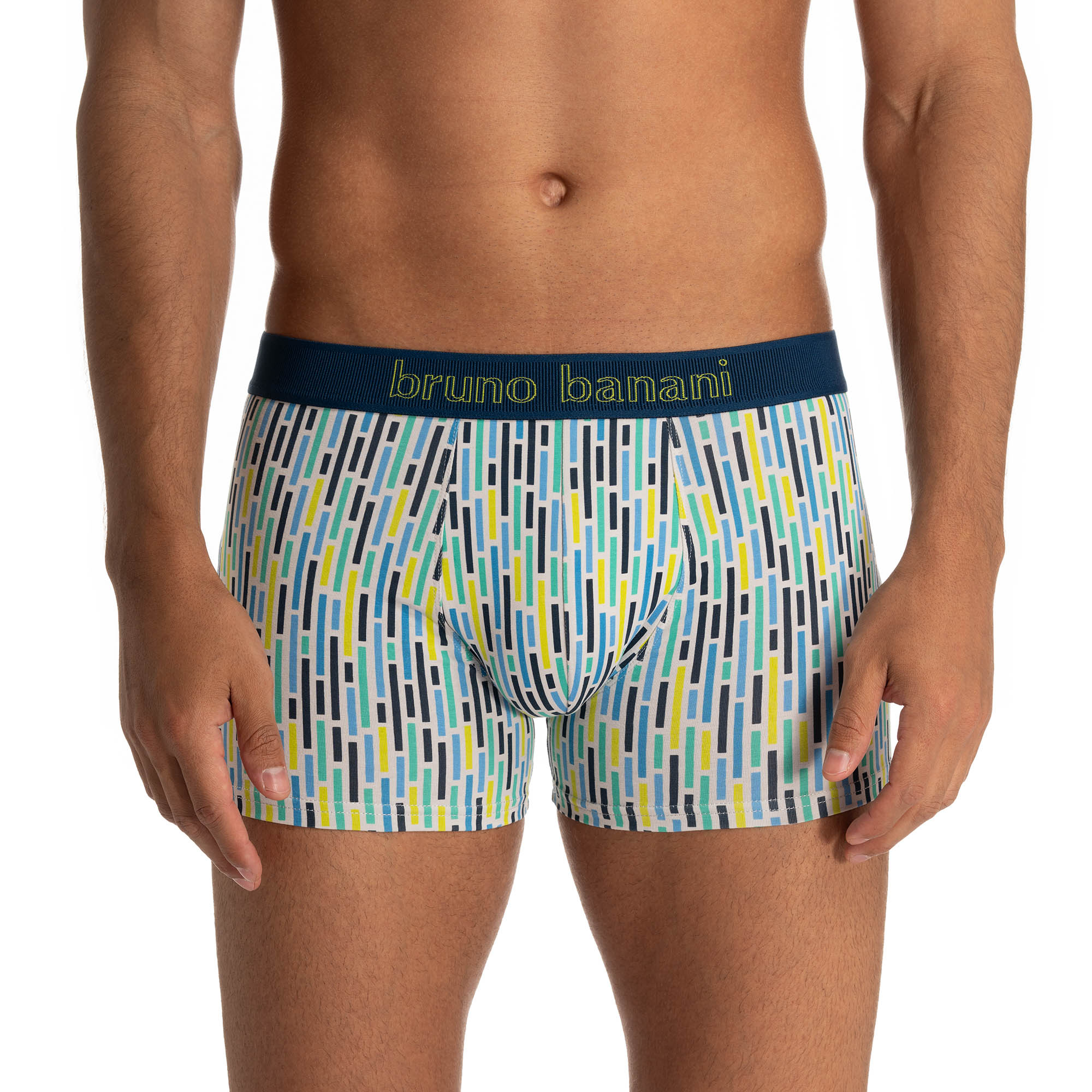 Boxer briefs, Gemusterte Unterwäsche, Mehrfarbig, Elastischer Bund, Bruno Banani Logo