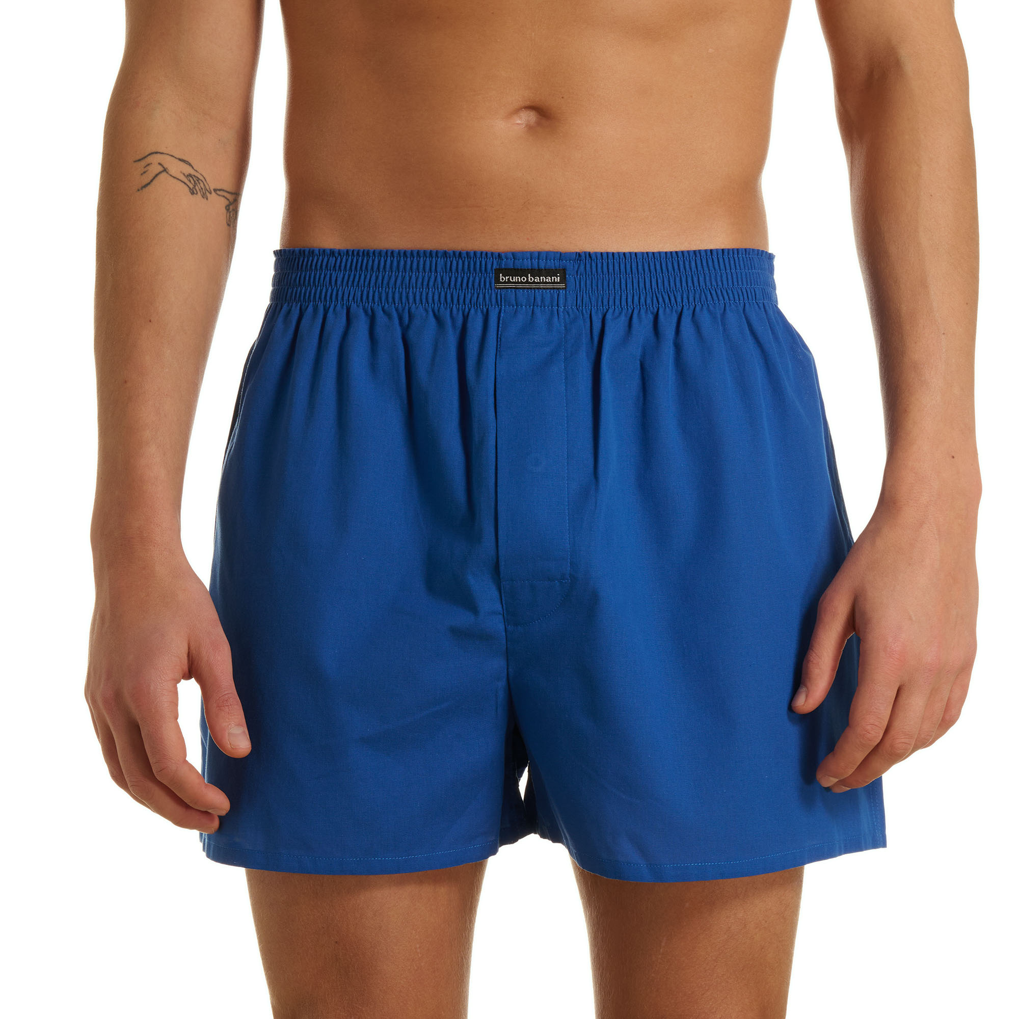 Boxer-Shorts, Badehose, Blau, elastischer Bund, bruno banani