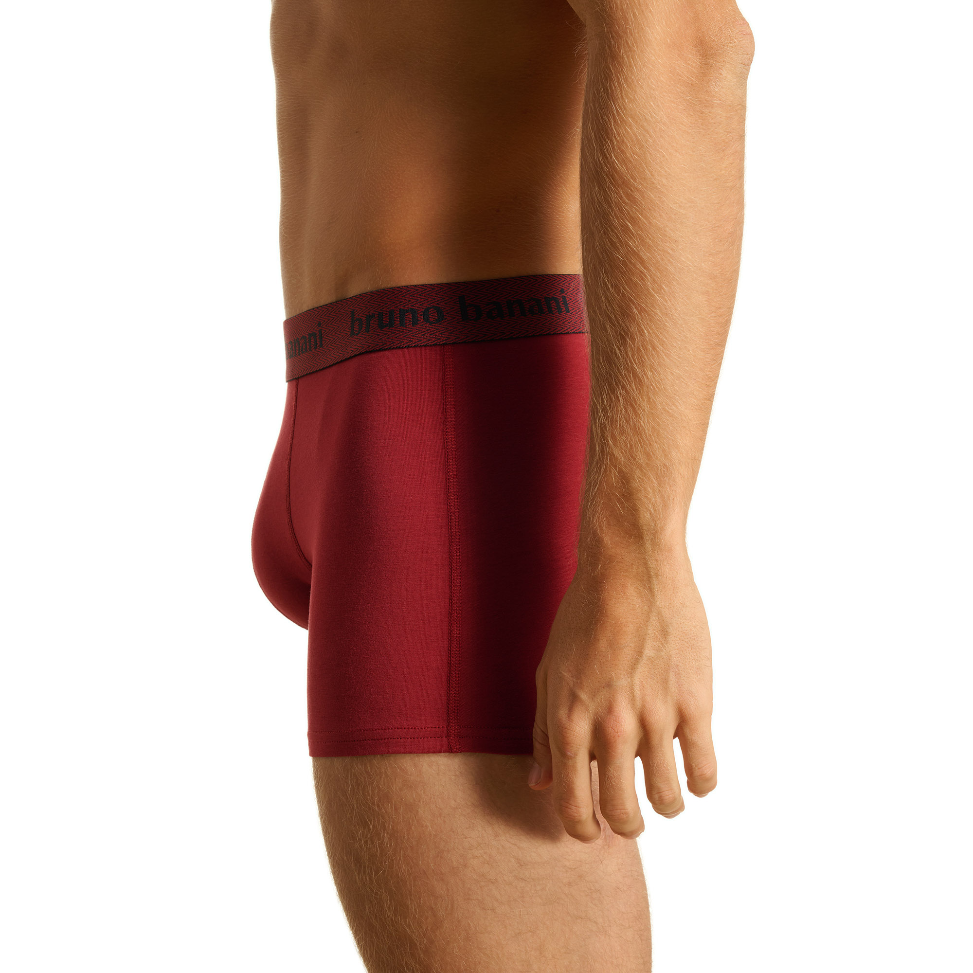Boxer, Rot, Shorts, Elastischer Bund, Kurz
