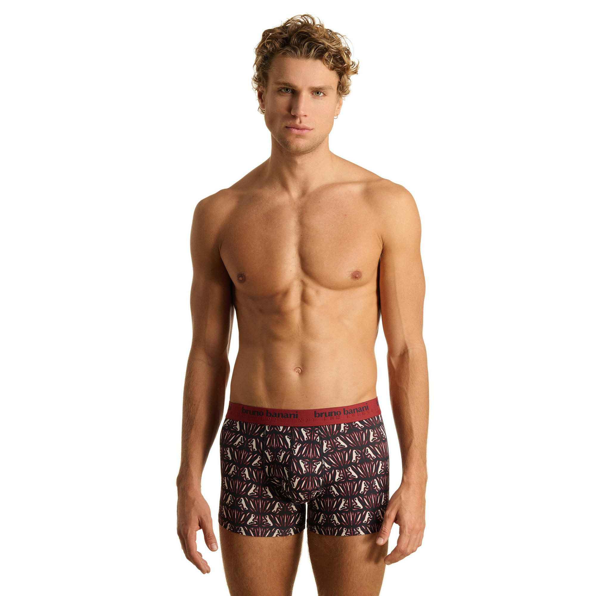 Unterwäsche, Boxer, Muster, Druck, Kristallmuster