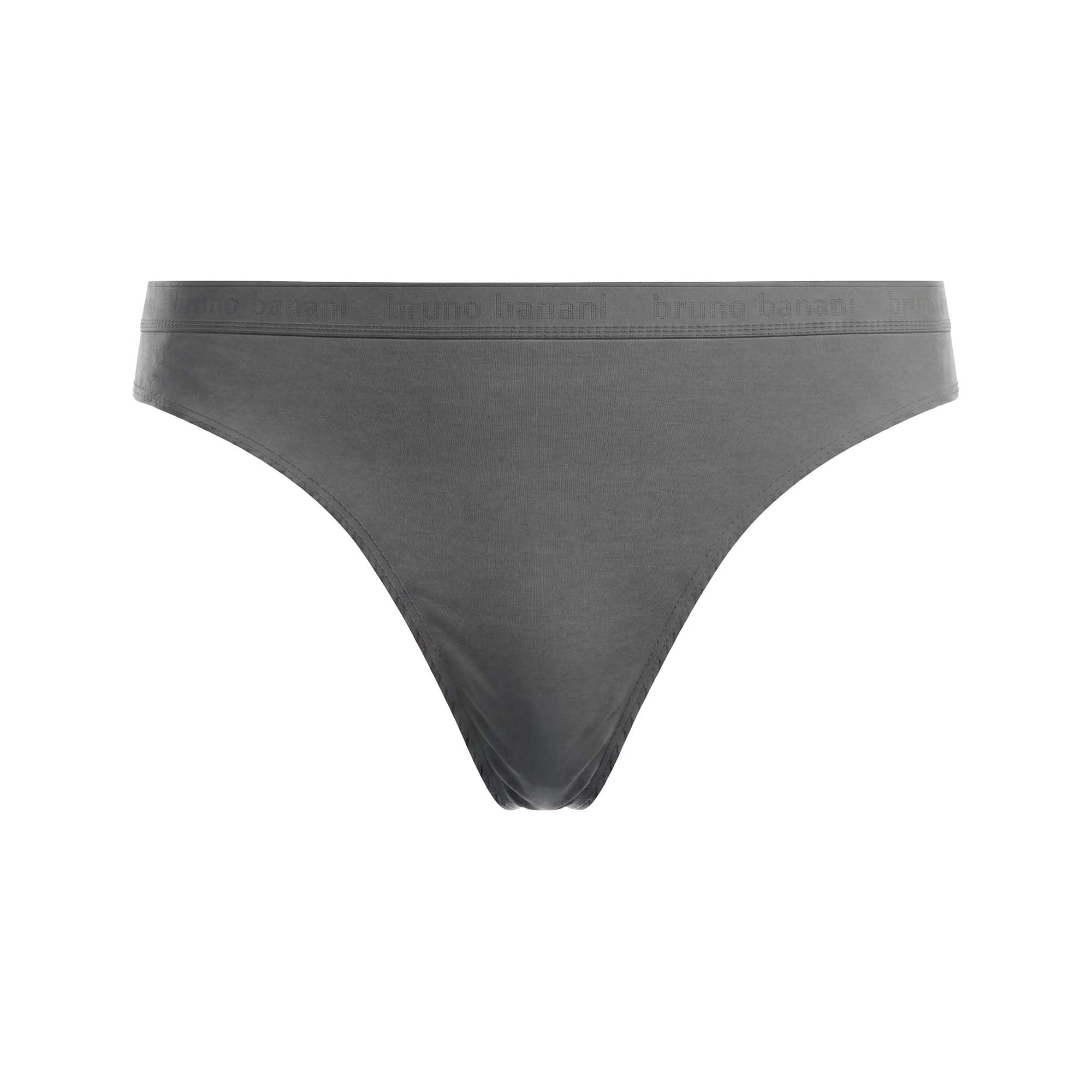 Unterhose, Damen Slip, Grau, Baumwollmix, Taillenschnitt