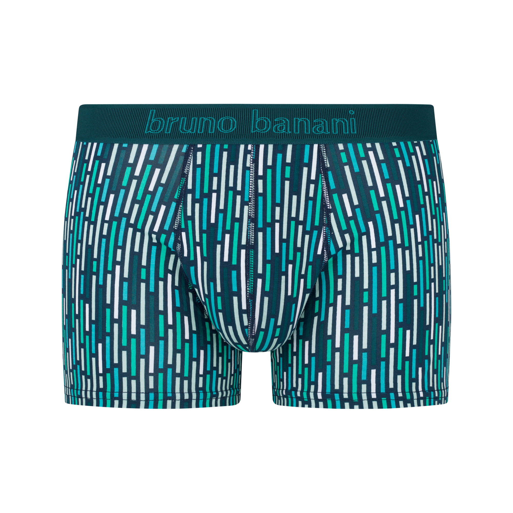 unterwäsche, boxer, gemustert, teal, elastischer-bund