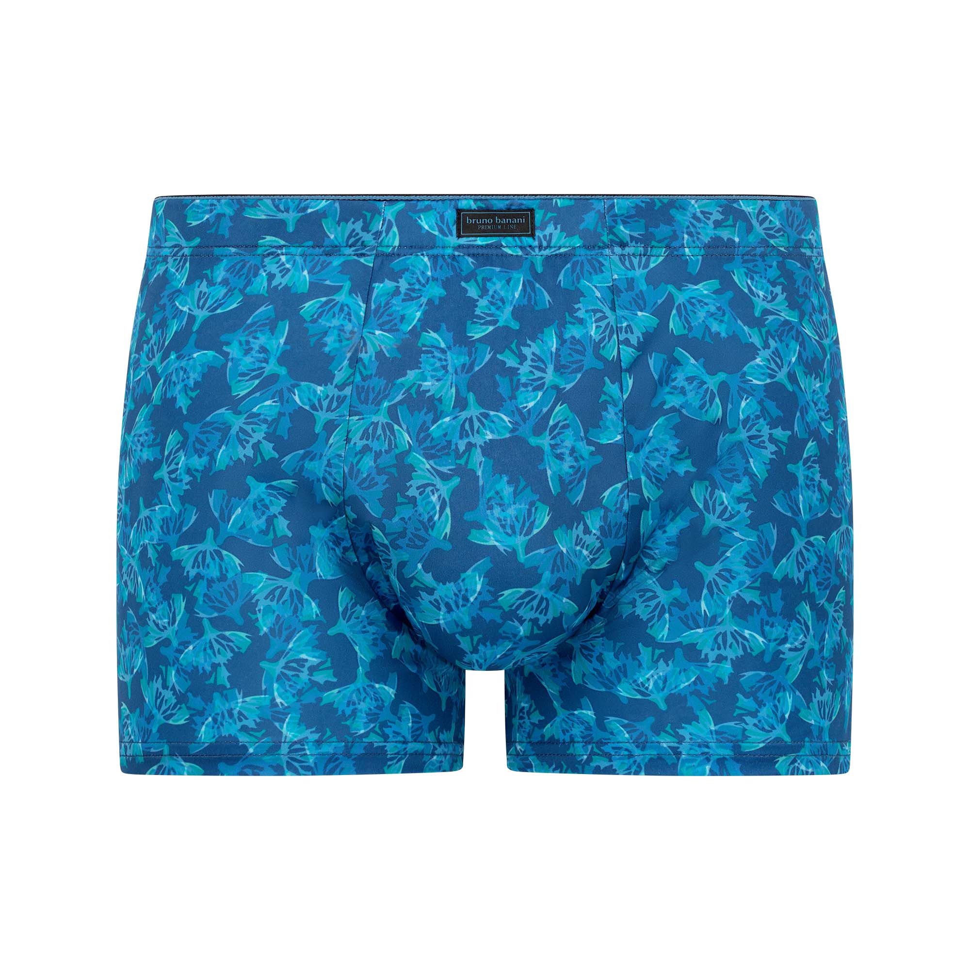 Unterhose, Boxershorts, Muster, Blau, Tropisch