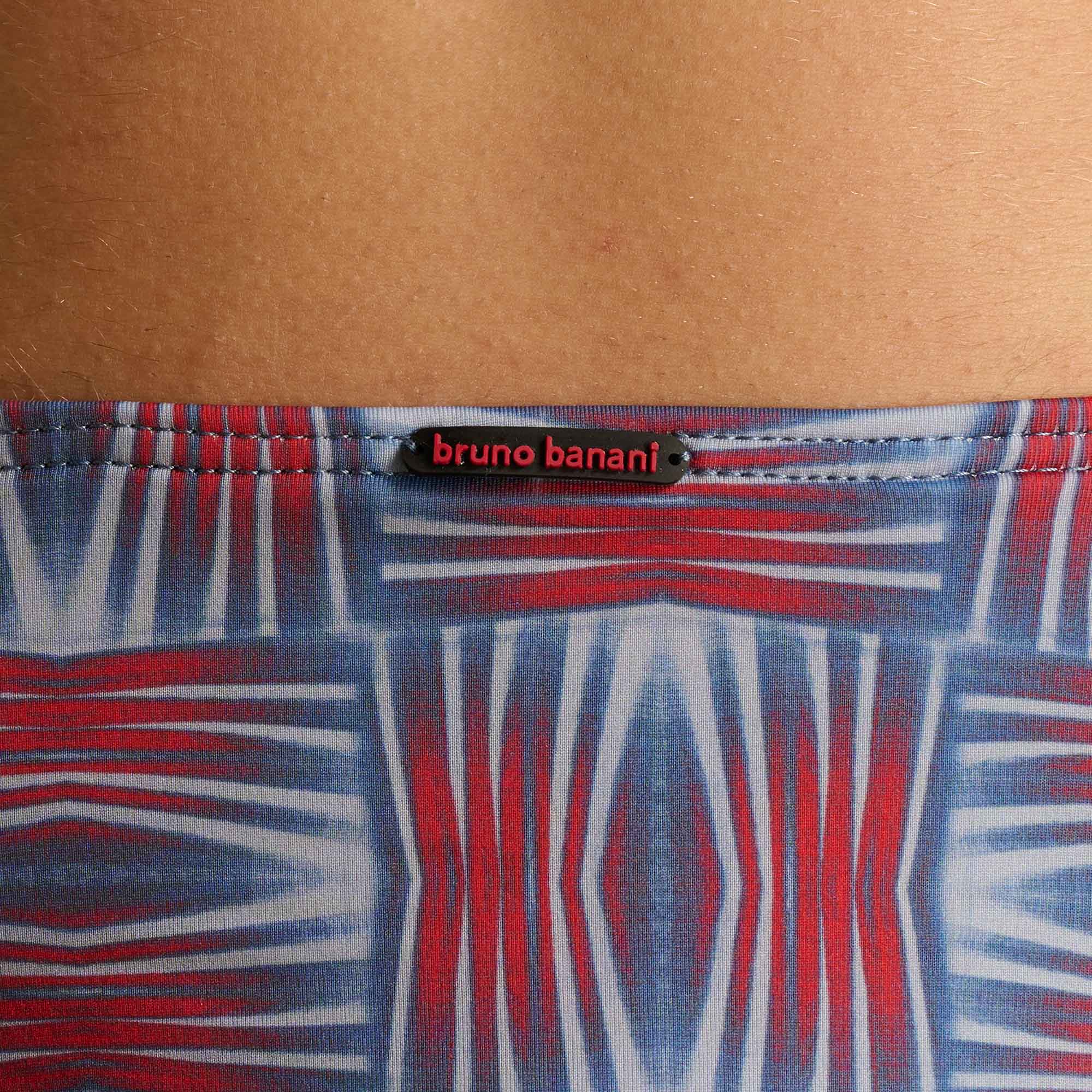  boardshorts,  schwimmshorts,  muster,  rot blau wei ß,  markenetikette