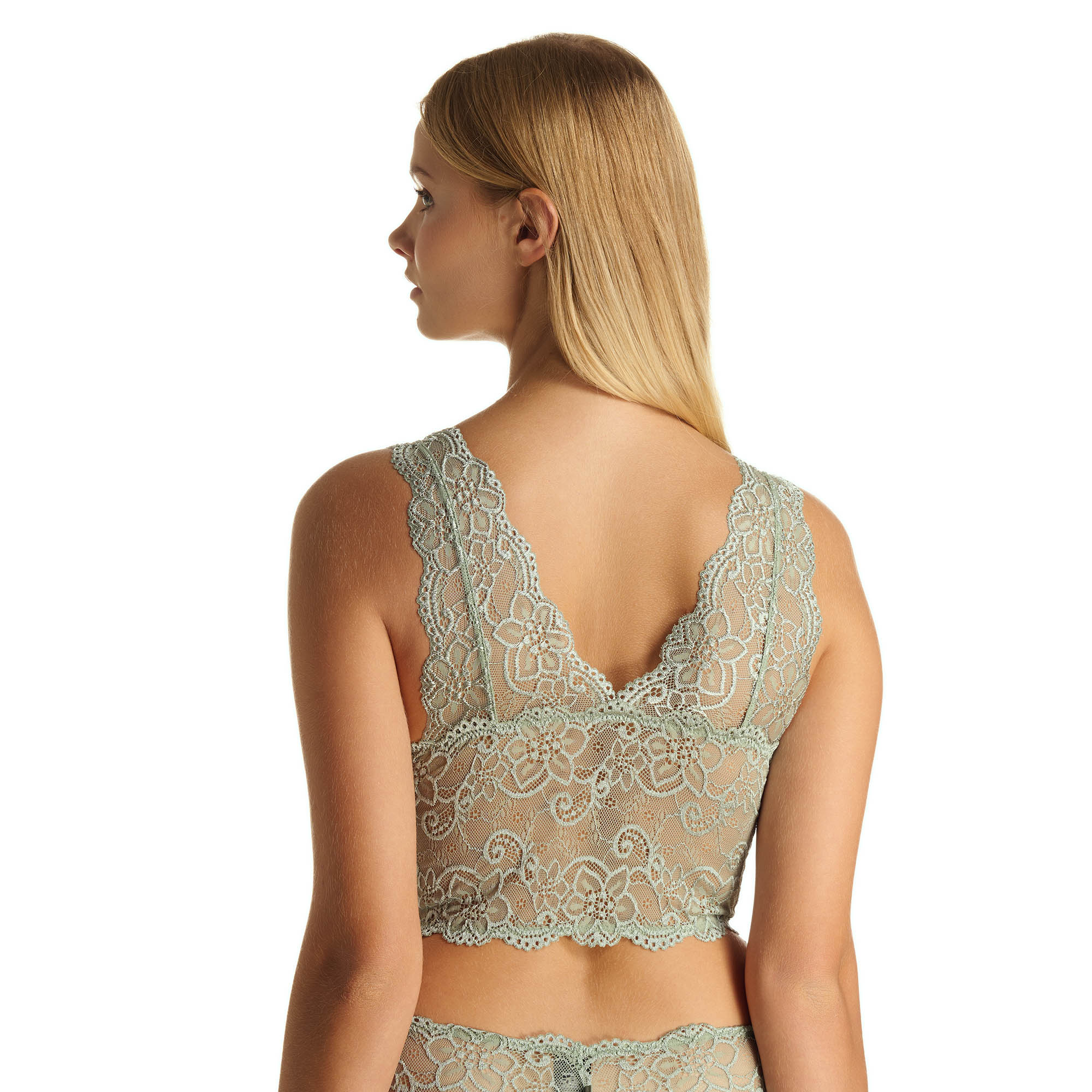 Spitzen-Top, SpitzenBH?, Lingerie, Spitzenmuster, Crop-Top