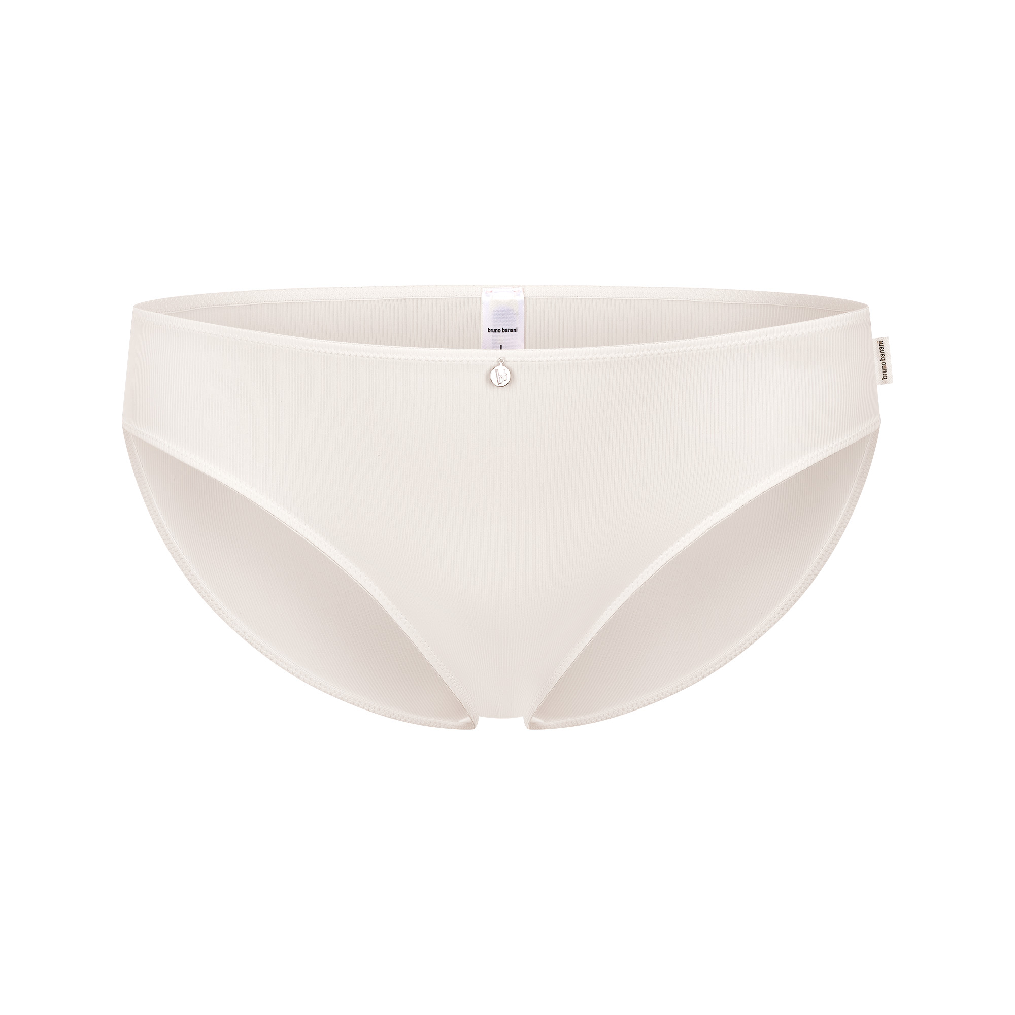 Unterhose, Bikini-Slip, Weiß, Rippe/Struktur, Kleiderschnitt