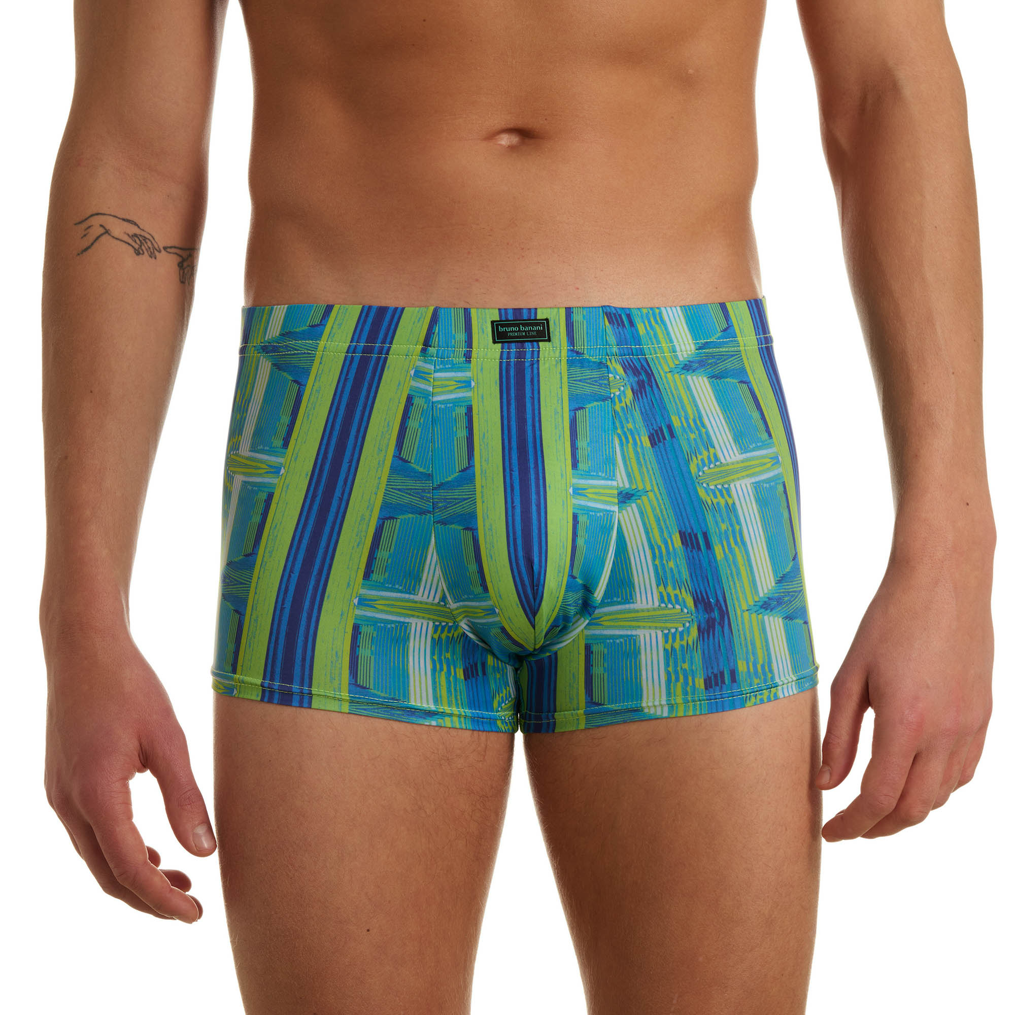 Boxer shorts, Trunks, Musterhafte Shorts, Polyamid-Gemisch, Bunte Streifen