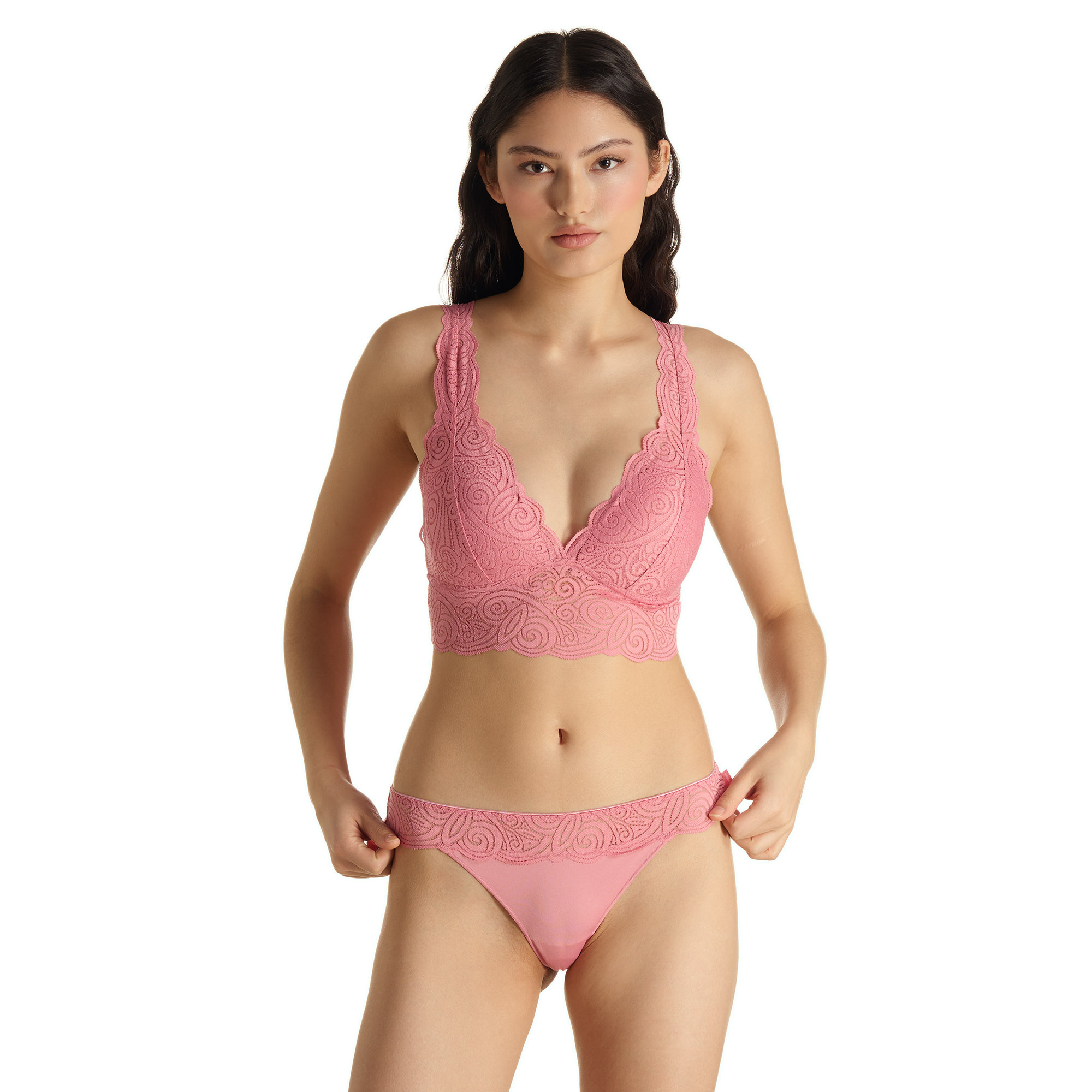 bh, lingerie, bralette, lace, pink