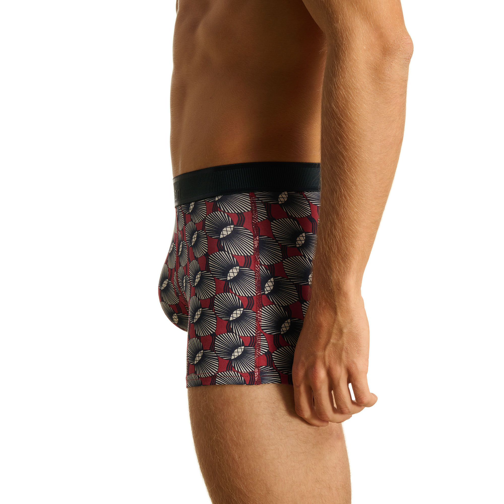 Unterhose, Boxer, Muster, Bunt, Körperverlauf