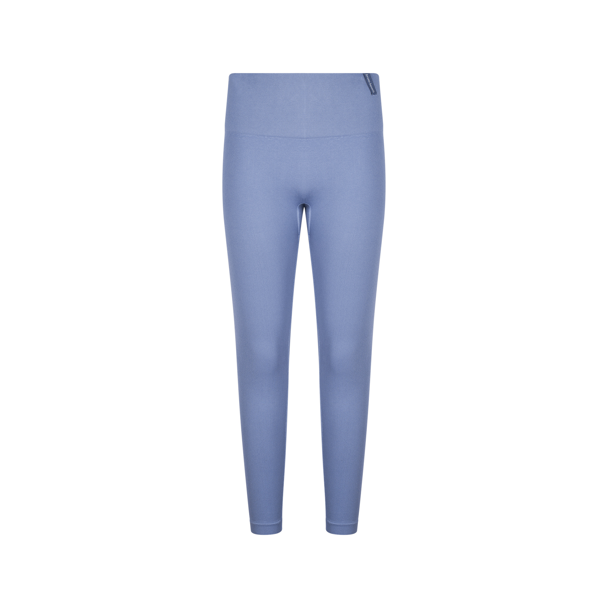 Leggings, Hohe Taille, Stretch, Unifarbig, Blau