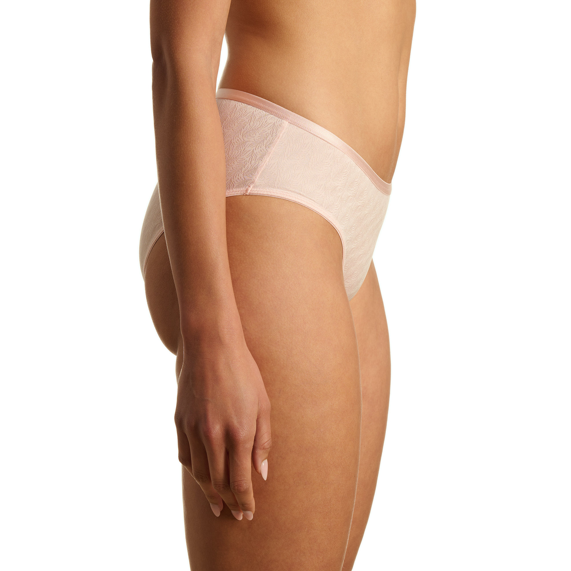 Unterwäsche, Hipster, Spitze, Beige, Höschen