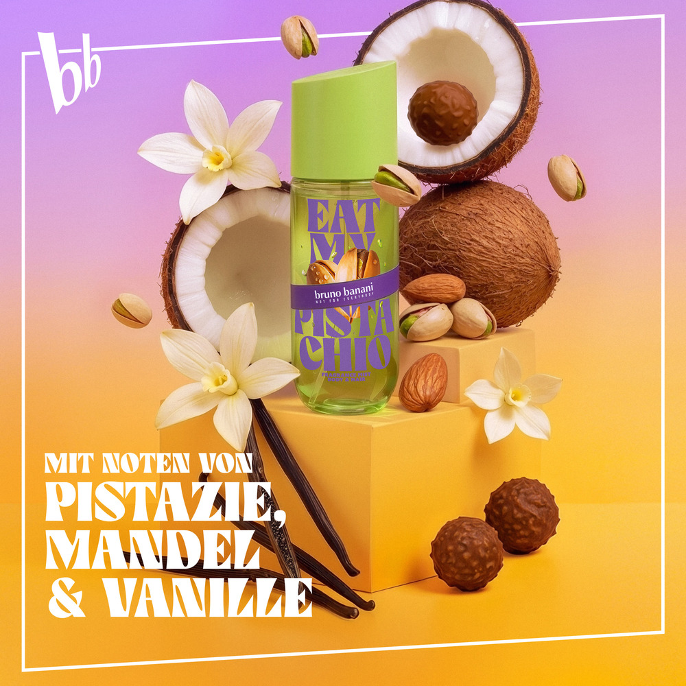 Kokosnuss, Pfirsich, Mandeln, Vanille, Körperduft