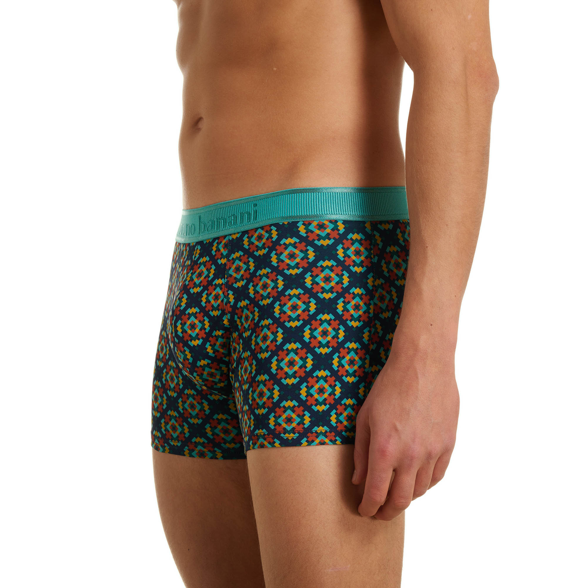 Unterhosen, Boxer, Mustermuster, Optische Grafik, Taillierter Schnitt