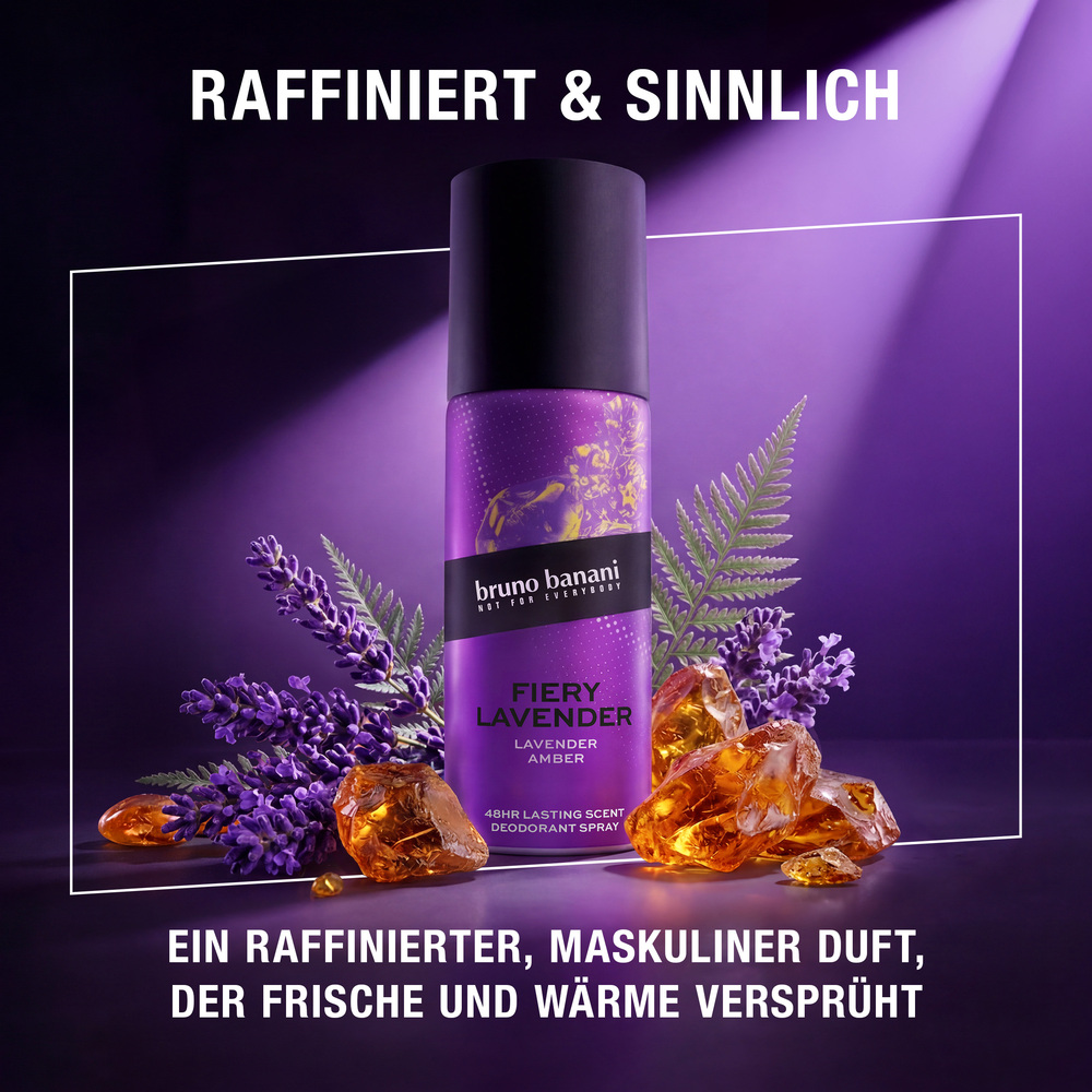 Duschgel, Deodorant, Lavendel, Flakon-lila, Kraut-Lavendel