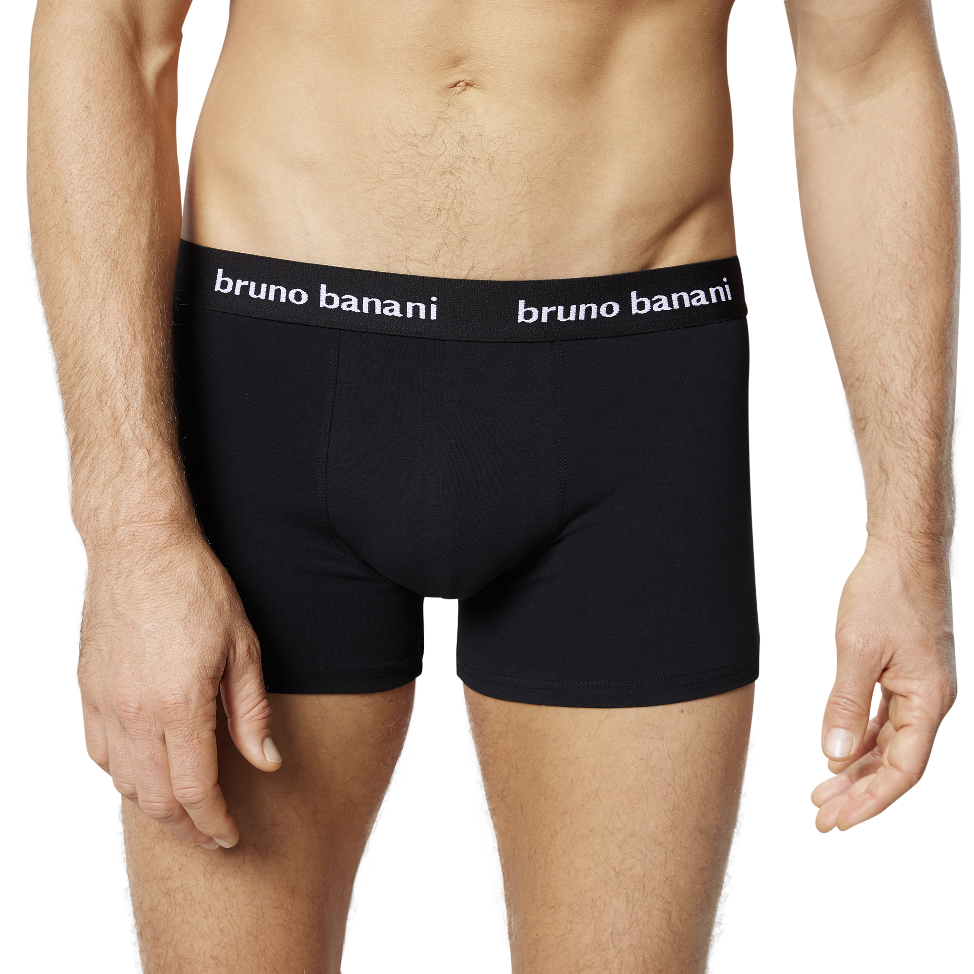 Unterhose, Boxer, Schwarz, Elastischer Bund, Bruno Banani