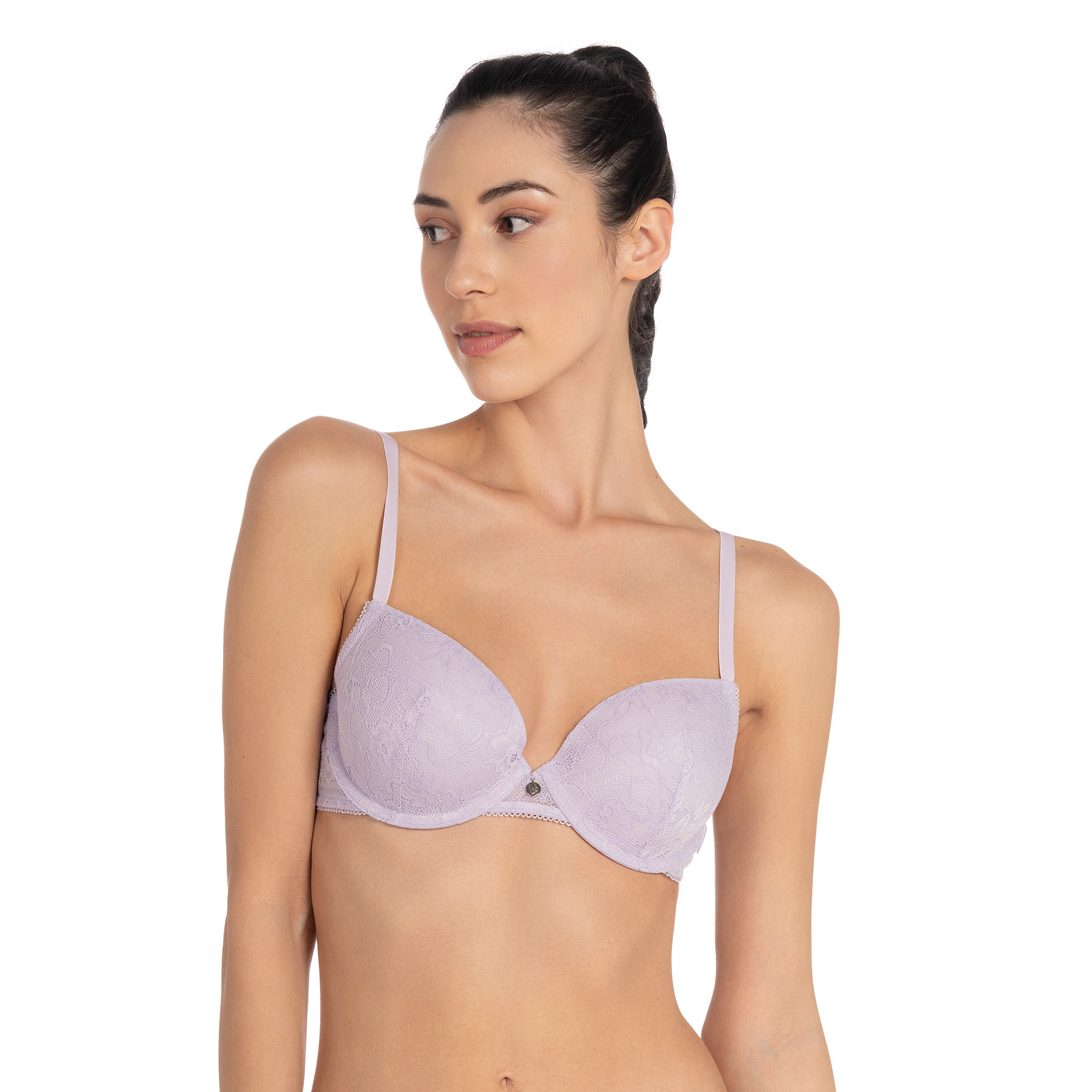 Padded Bra Violet BH, Dessous, Unterwäsche, Person, Frau