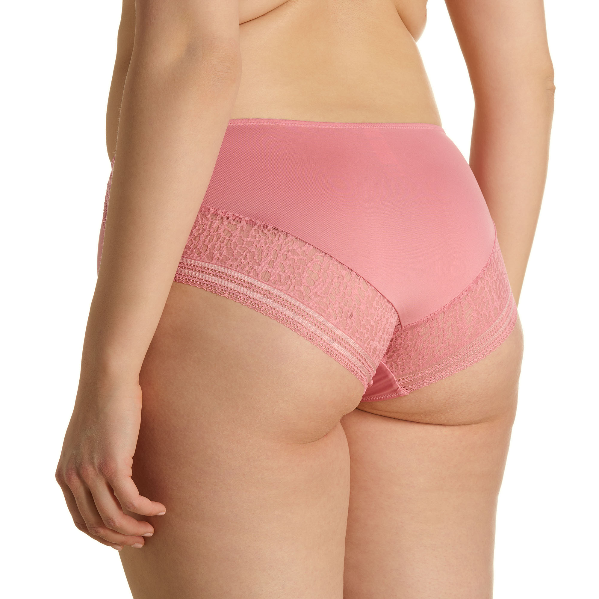 Unterwäsche, Hipster, Rosa, Spitzeneinsatz, Nahtlos
