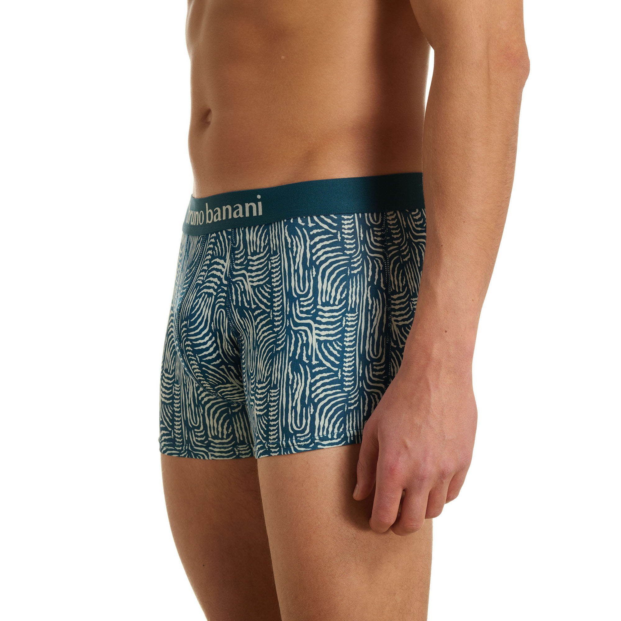 Unterwäsche, Boxershorts, Gemustert, Shorts, Blau