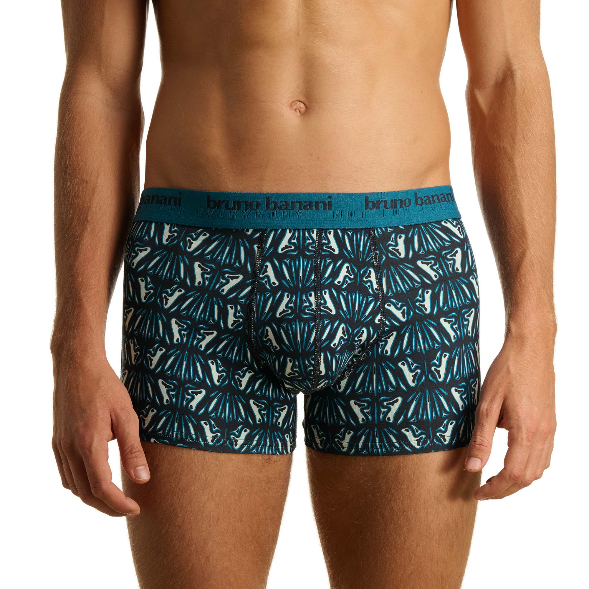Boxer, Unterwäsche, Muster, Blau, Trunks
