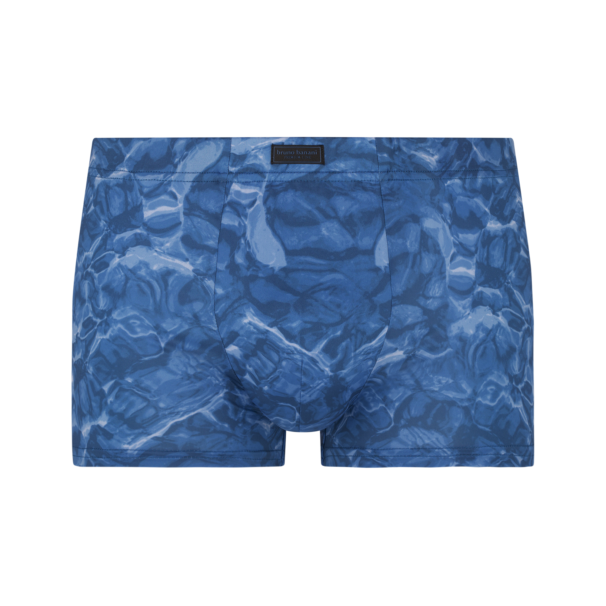Boxer, Kurze Hose, Badehose, Blau, Gemustert