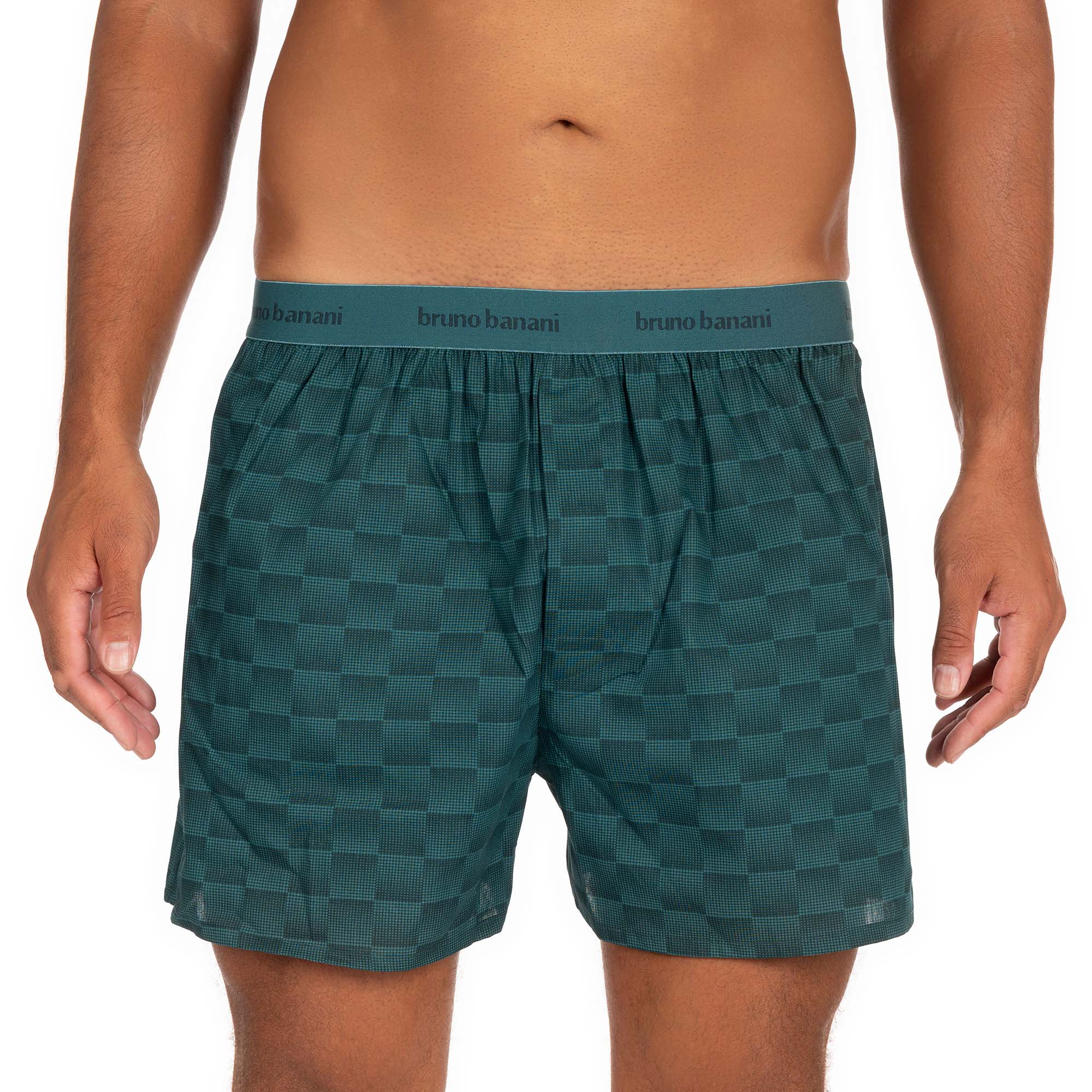 Boxershort Graphic Check Bund aussen