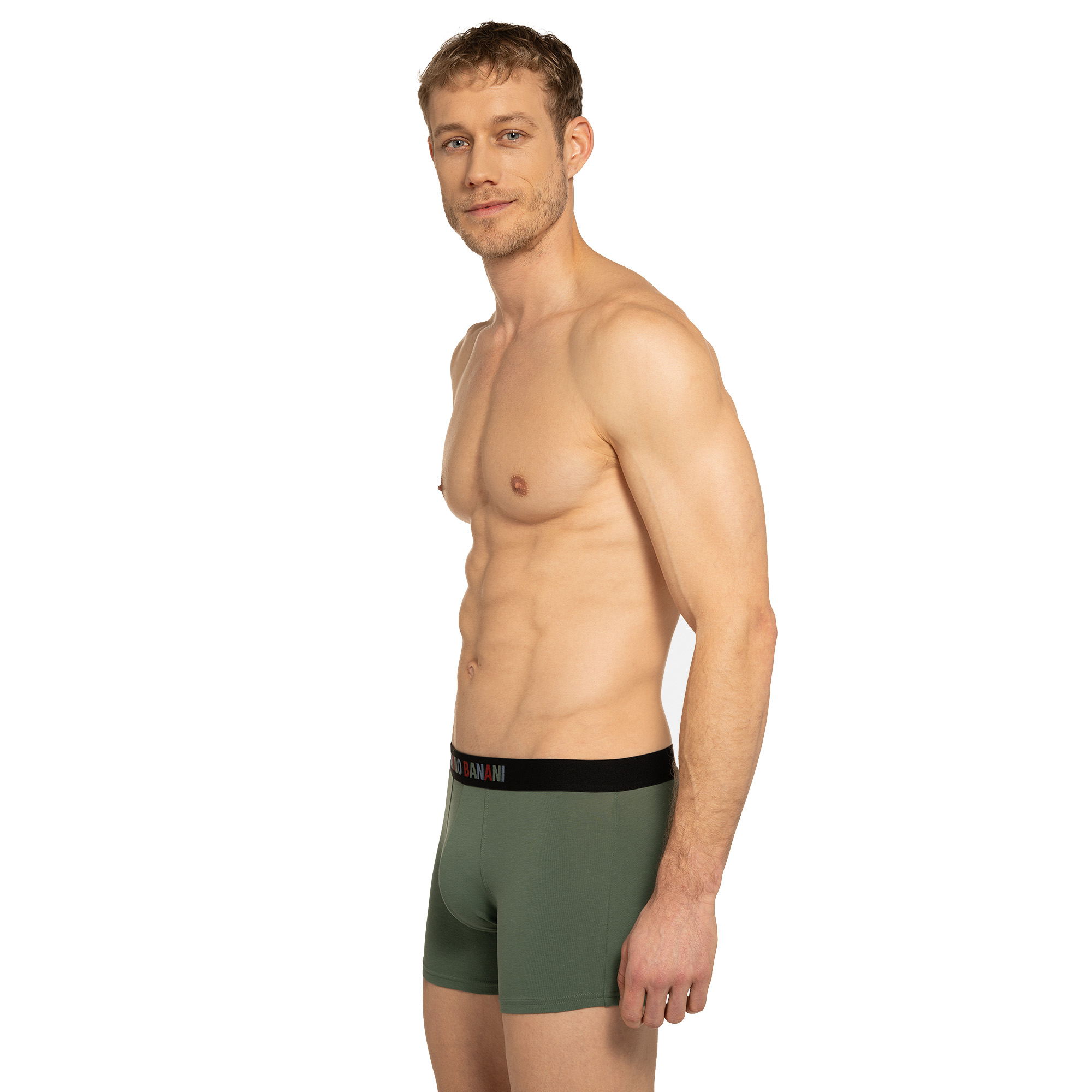 Boxer, Boxer-Shorts, Grün, Elasticbund, Männer