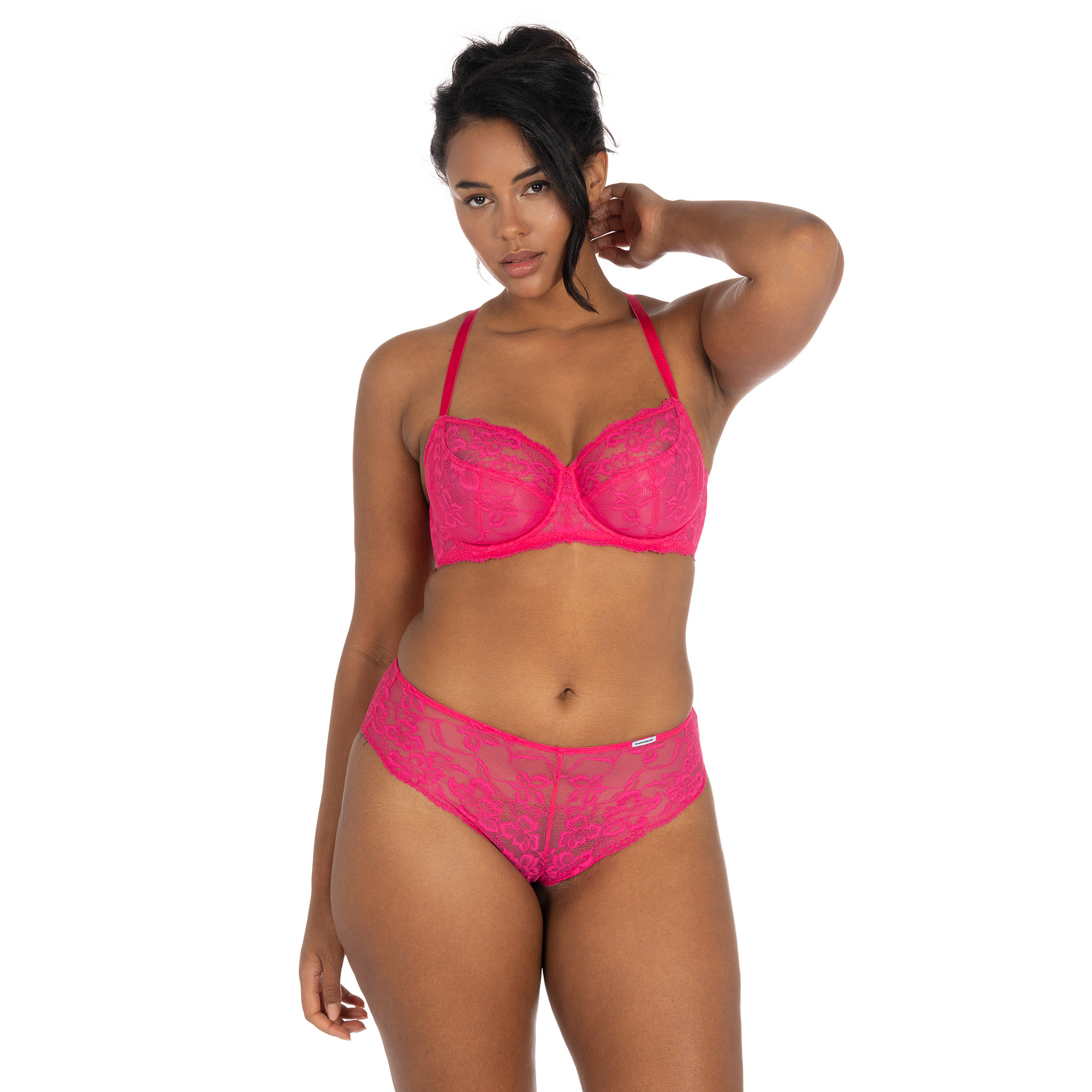Non Padded Wire Bra Berenice with Lace